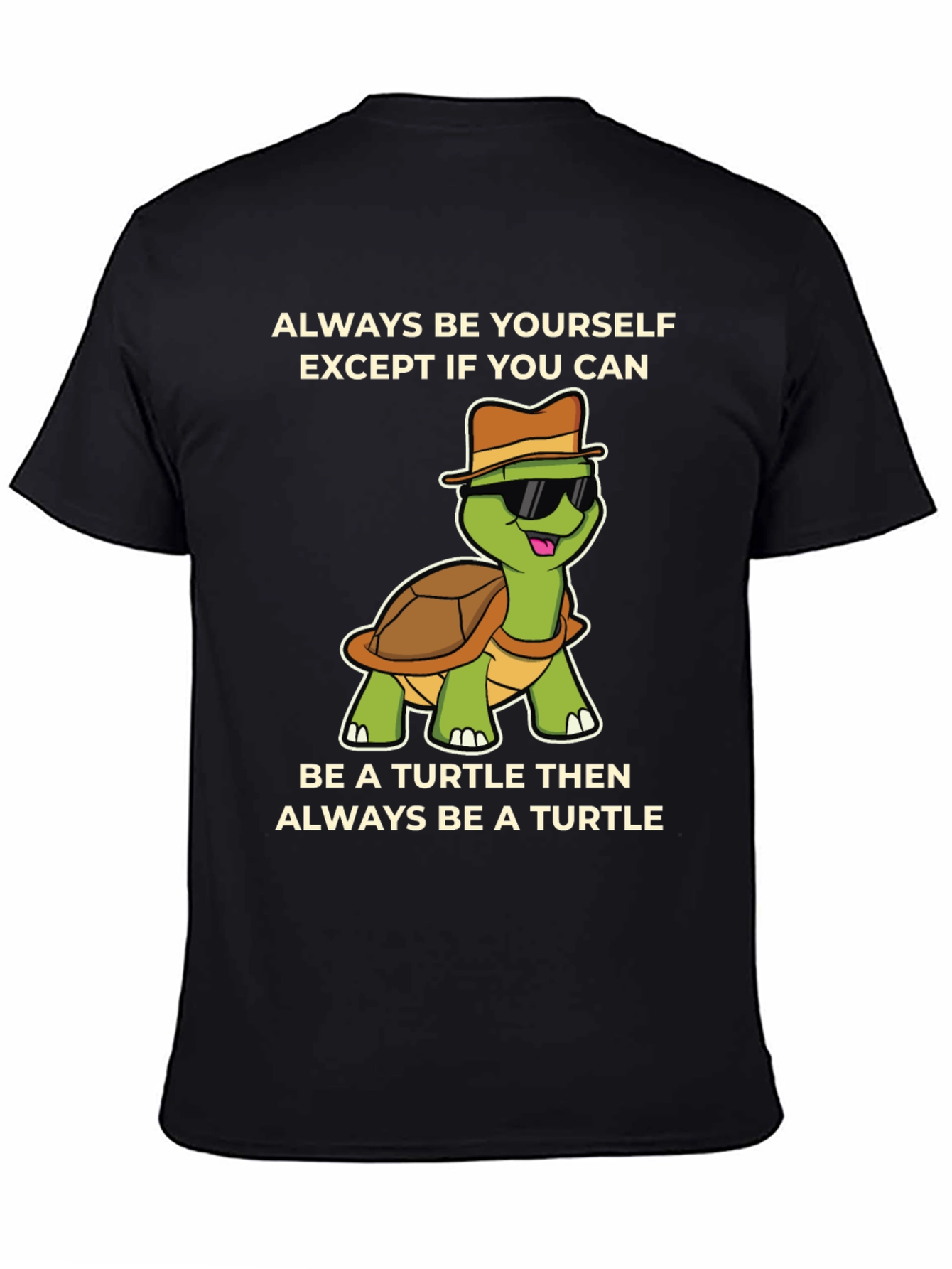 Funny Turtle Graphic T-Shirt - Always Be Yourself