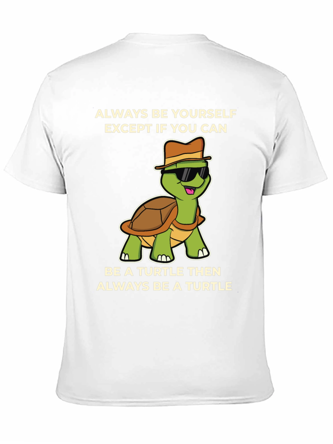 Funny Turtle Graphic T-Shirt - Always Be Yourself