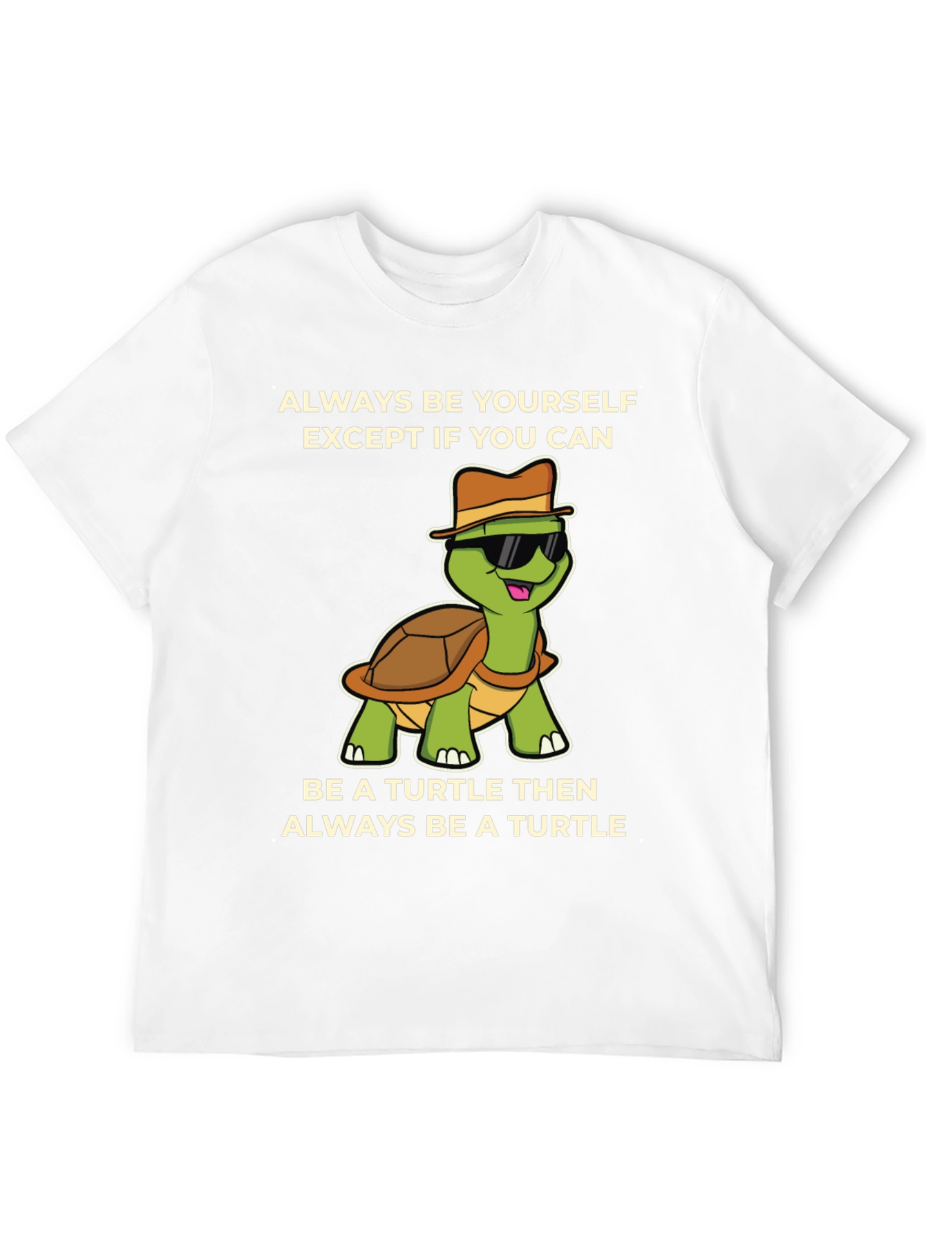 Funny Turtle Graphic T-Shirt - Always Be Yourself