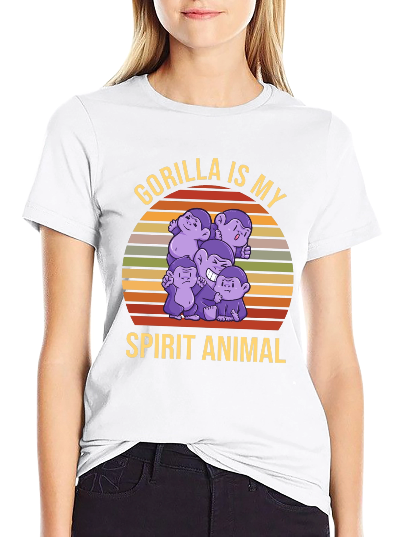 Gorilla Spirit Animal T-Shirt - Fun Ape Design