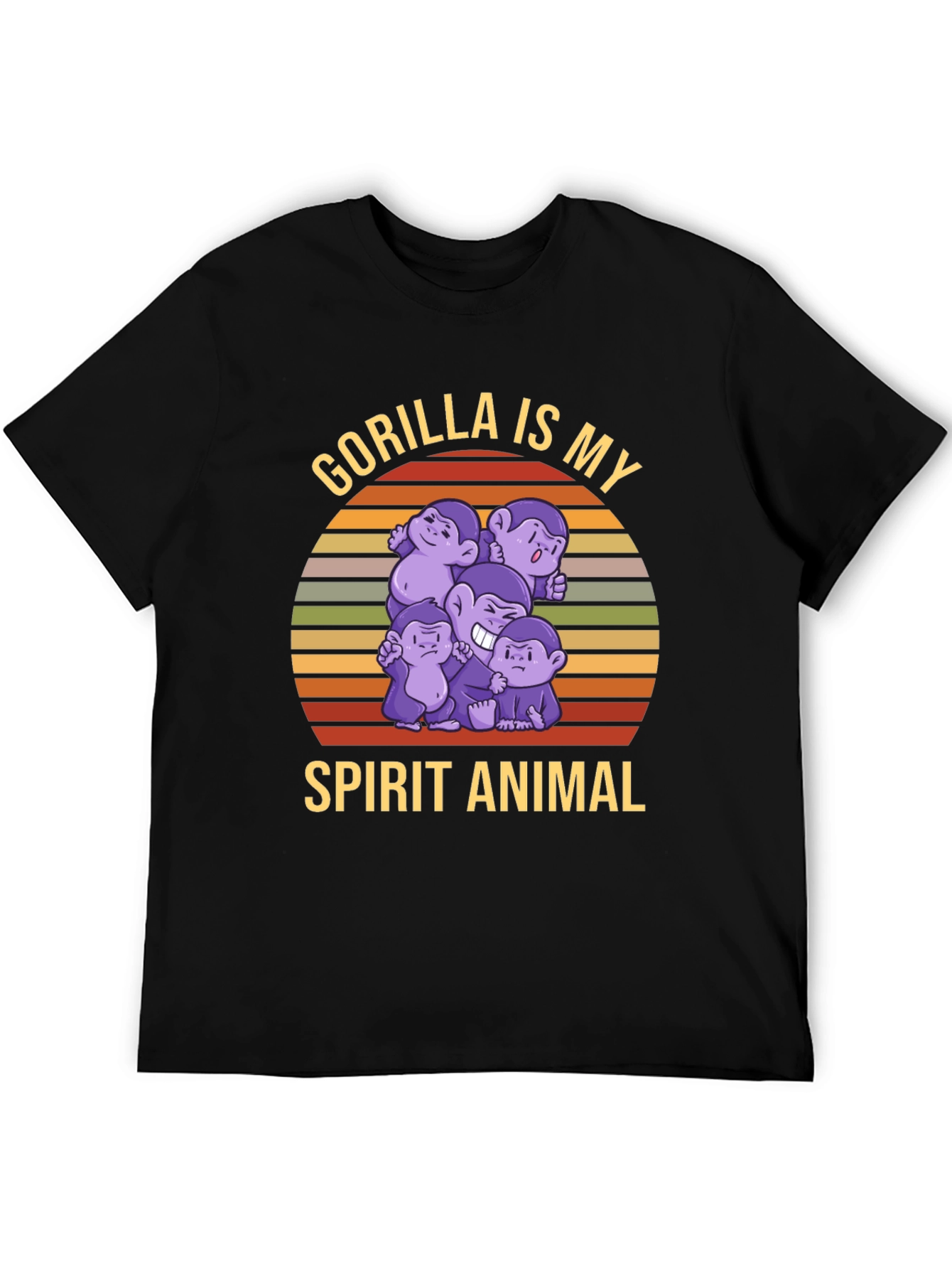 Gorilla Spirit Animal T-Shirt - Fun Ape Design