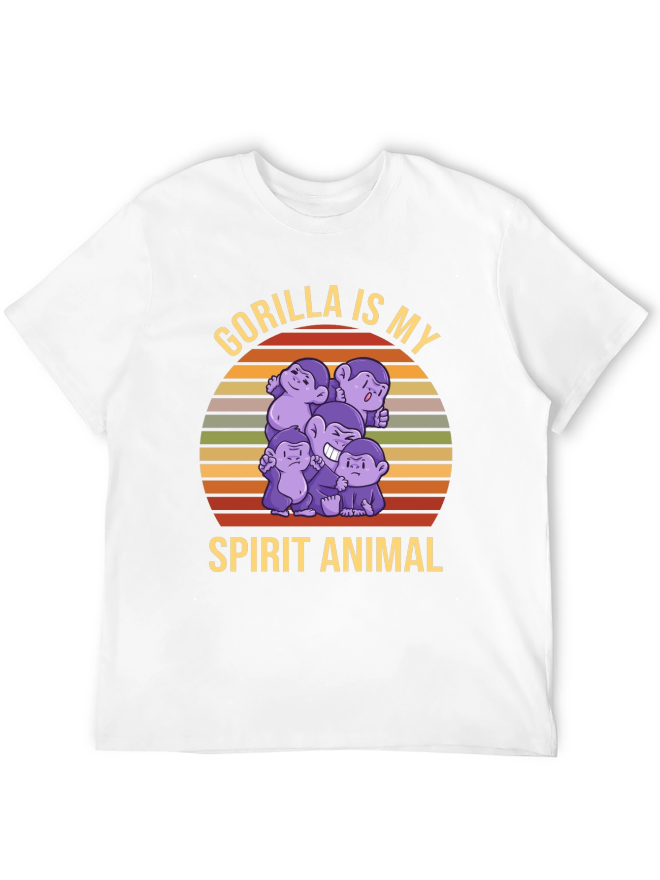 Gorilla Spirit Animal T-Shirt - Fun Ape Design