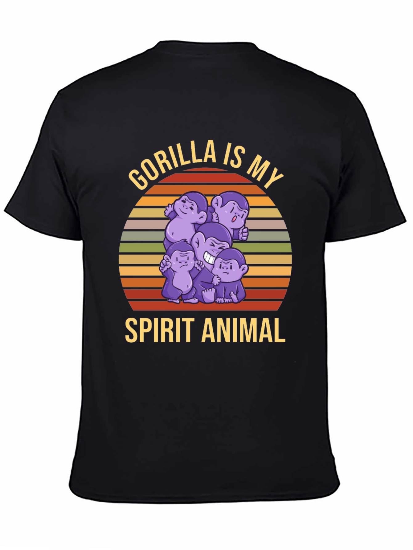 Gorilla Spirit Animal T-Shirt - Fun Ape Design