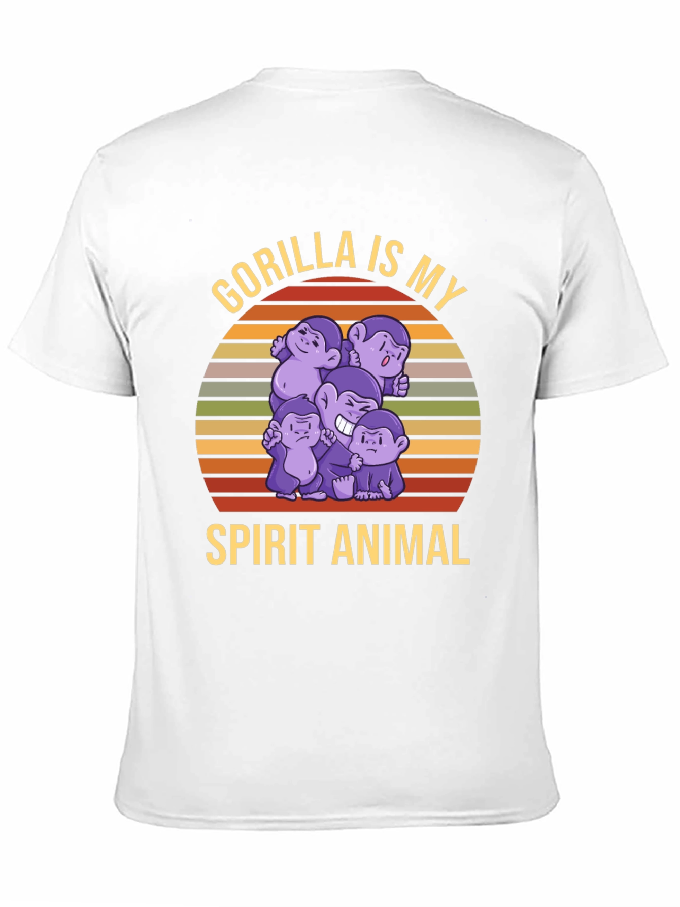 Gorilla Spirit Animal T-Shirt - Fun Ape Design