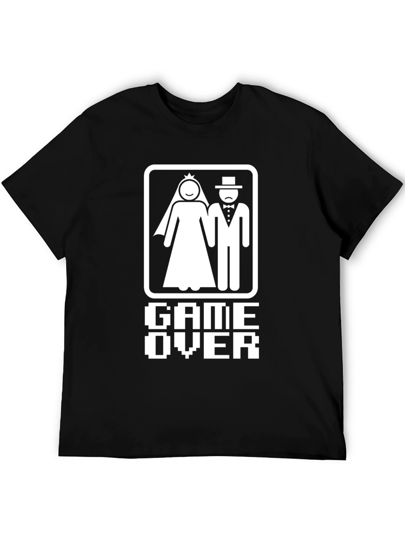 Game Over Wedding T-Shirt Funny Bachelor Party Tee