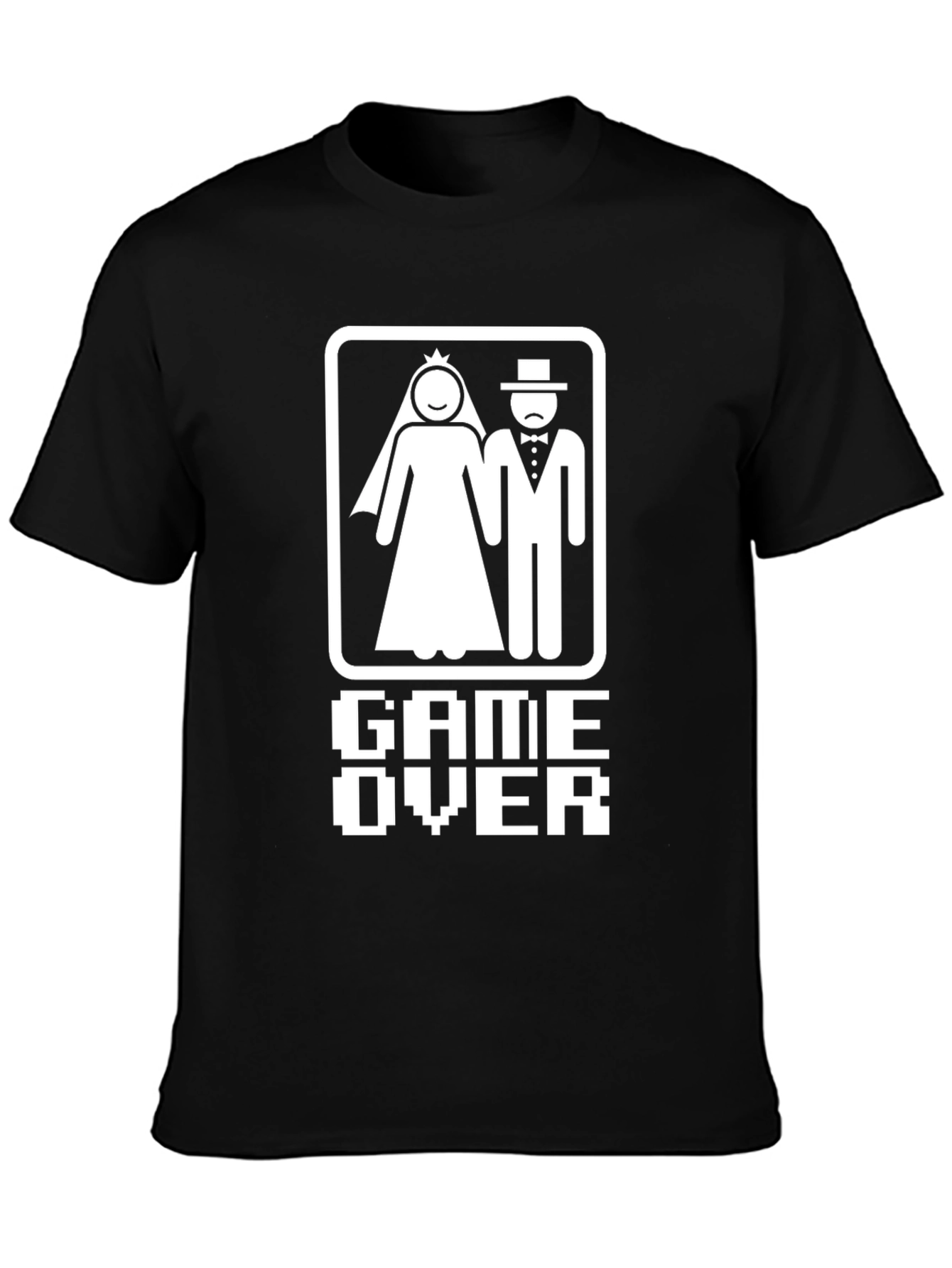 Game Over Wedding T-Shirt Funny Bachelor Party Tee