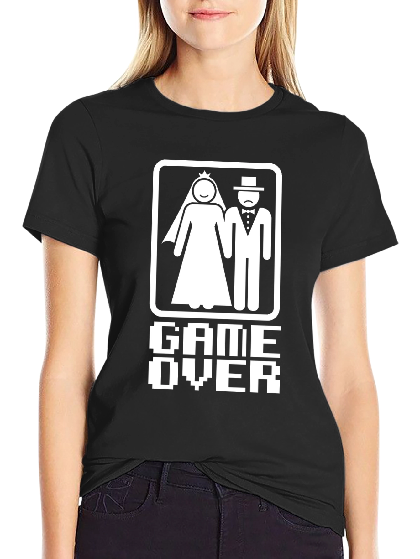 Game Over Wedding T-Shirt Funny Bachelor Party Tee