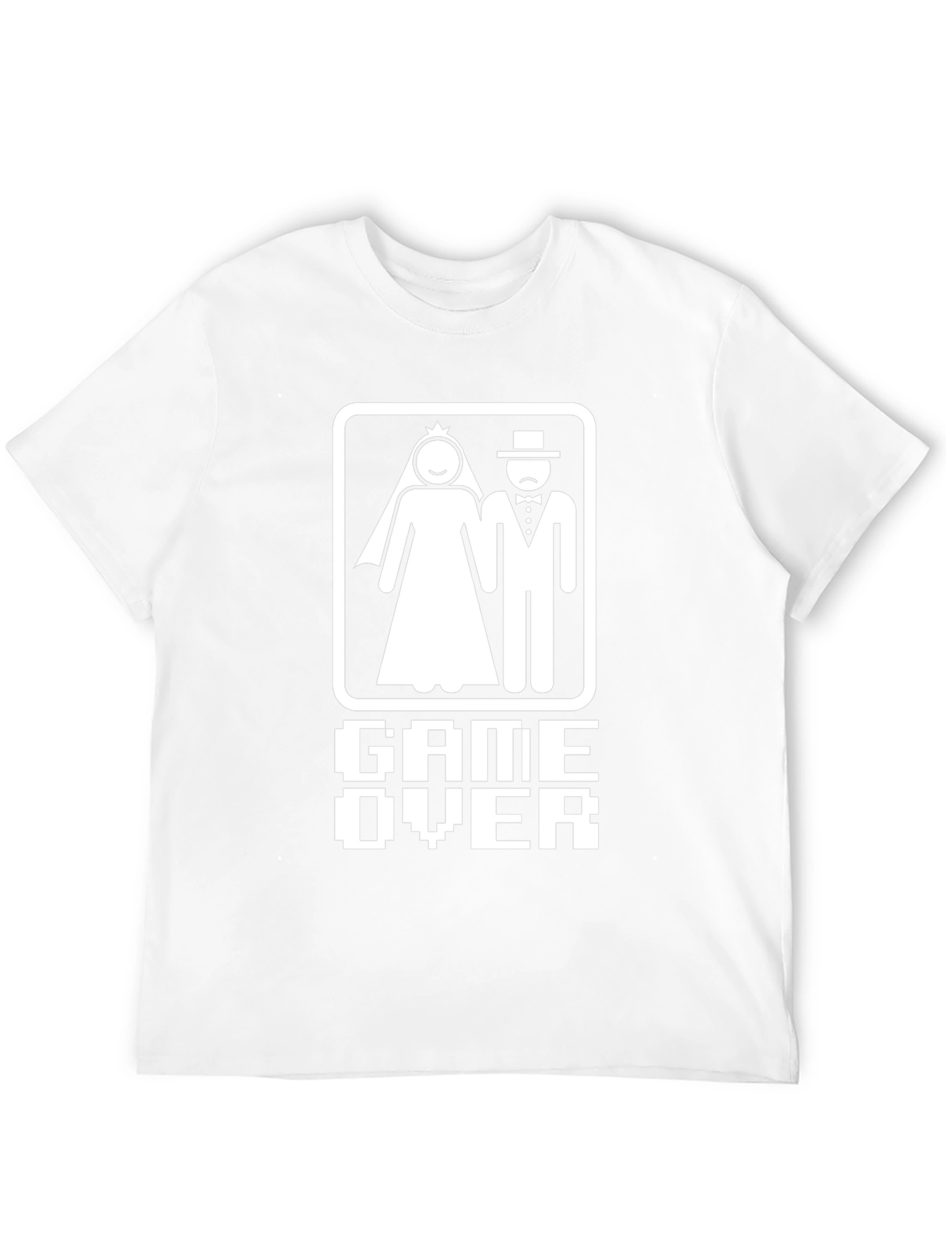 Game Over Wedding T-Shirt Funny Bachelor Party Tee