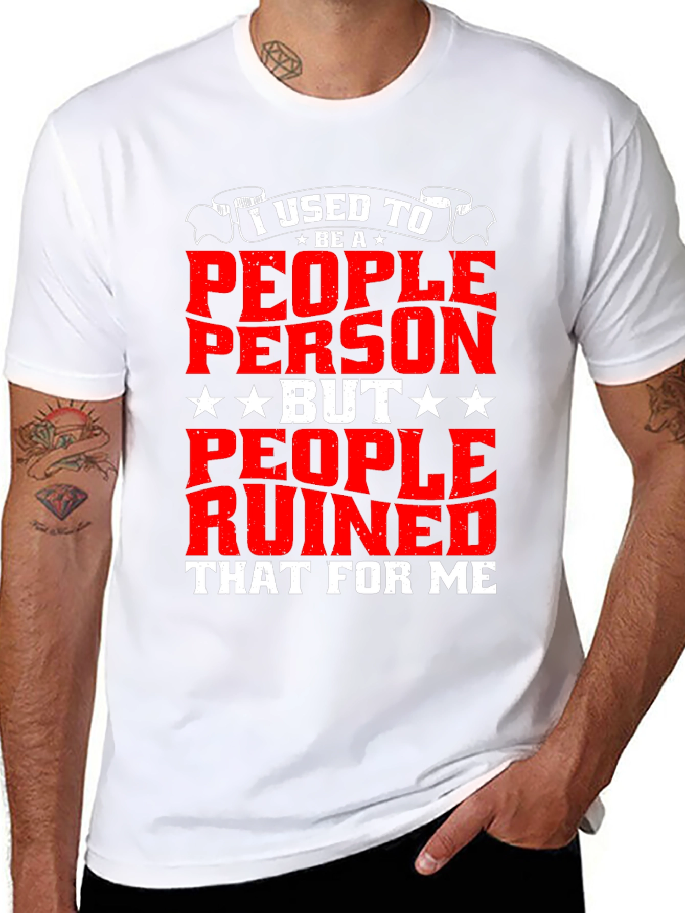 Funny I Used to Be a People Person T-Shirt