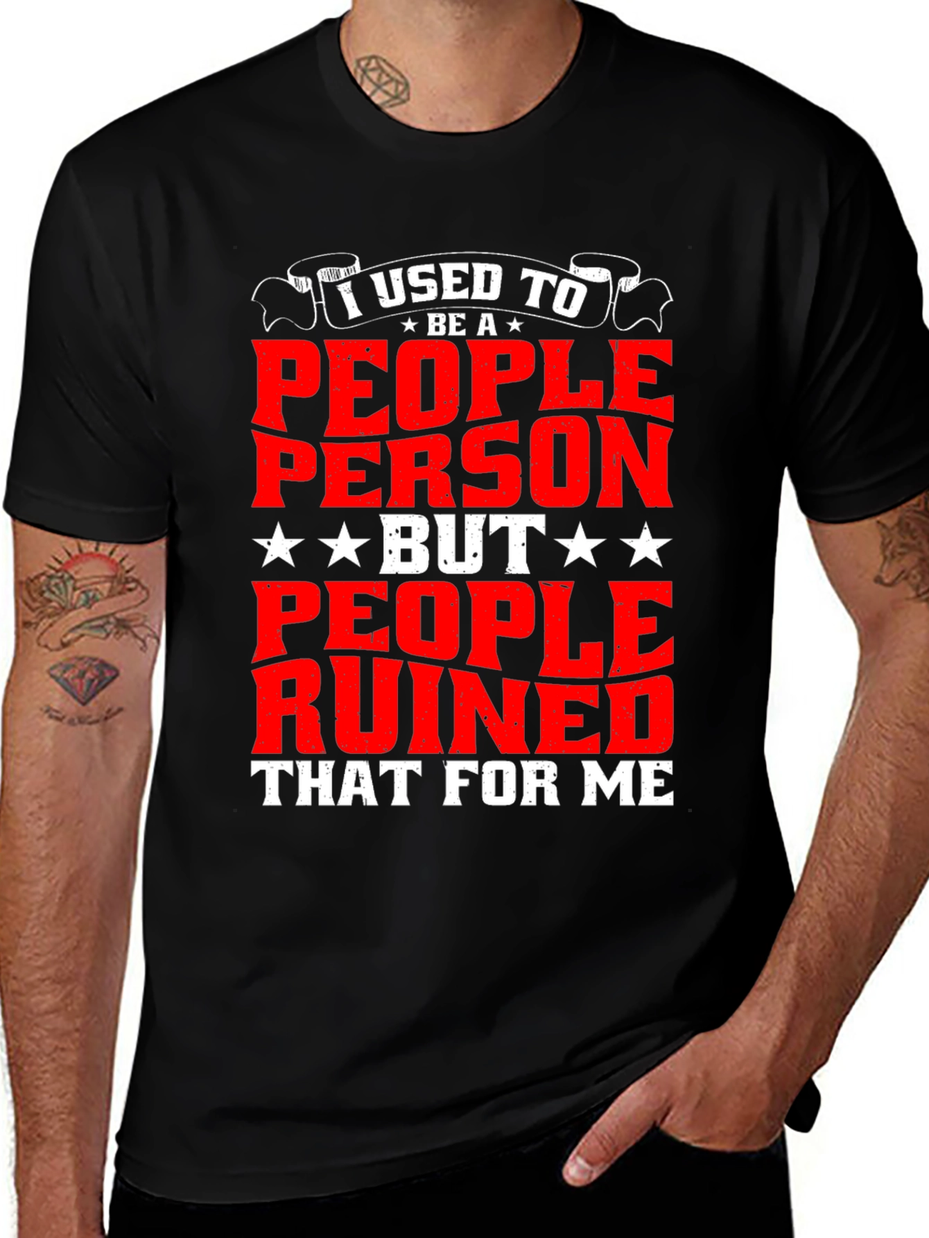 Funny I Used to Be a People Person T-Shirt