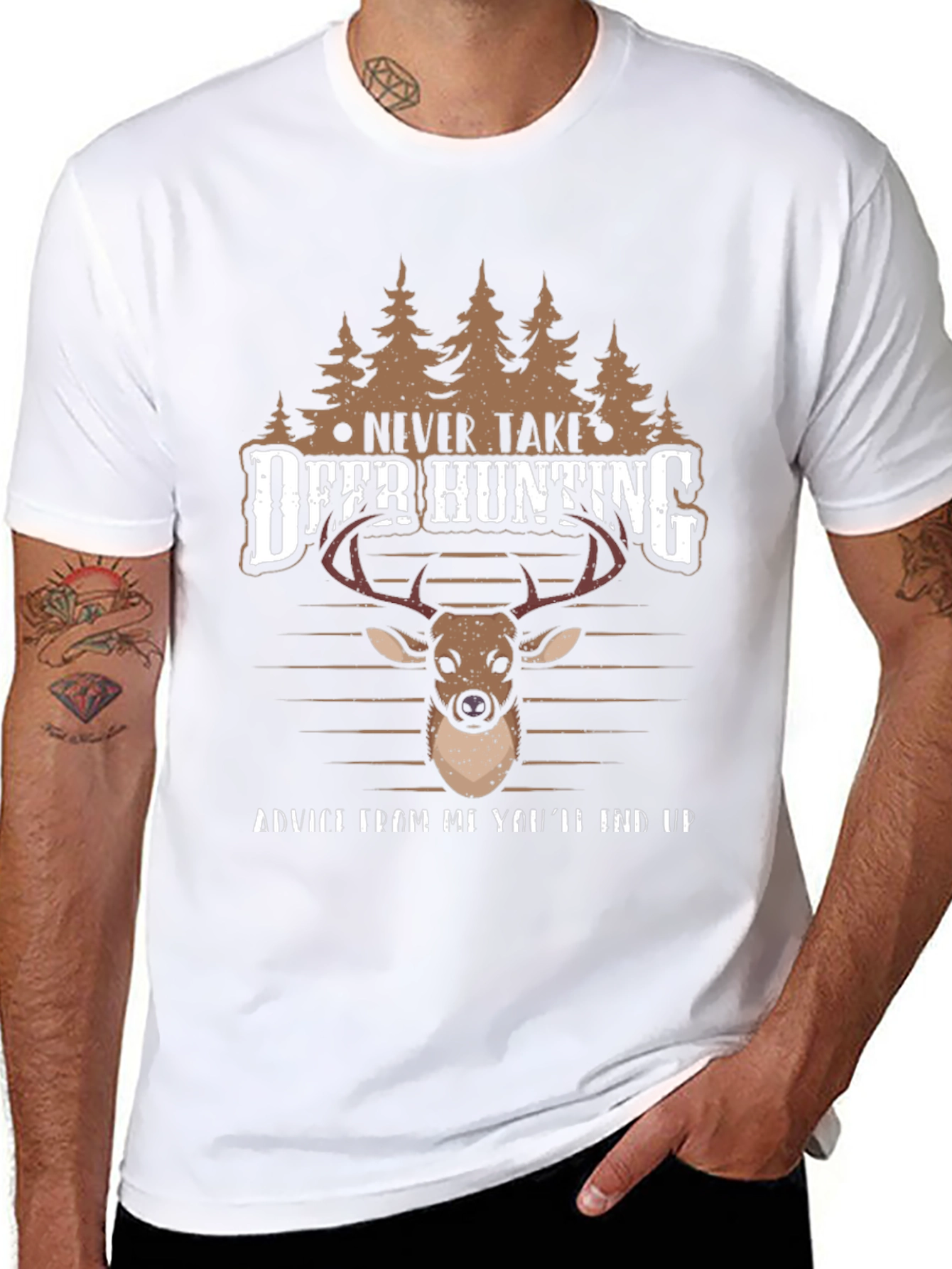 Never Take Advice Deer Hunting T-Shirt