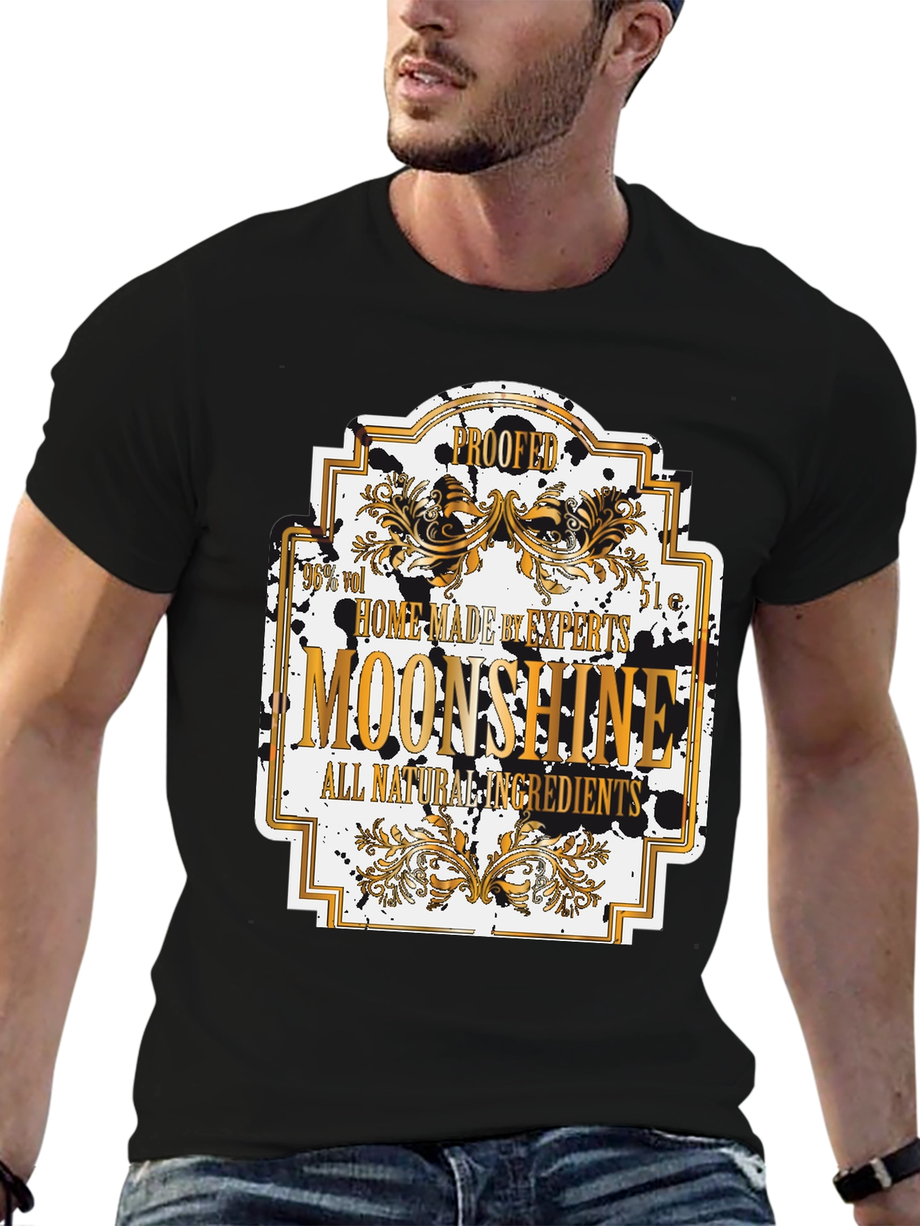Moonshine Graphic T-Shirt - Premium Quality Tee