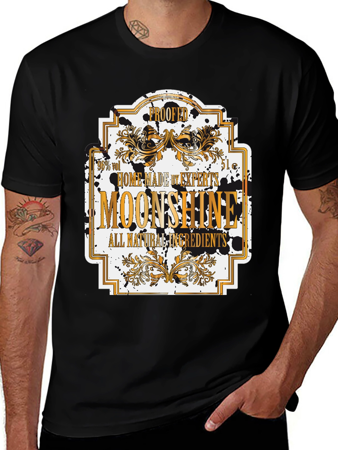 Moonshine Graphic T-Shirt - Premium Quality Tee