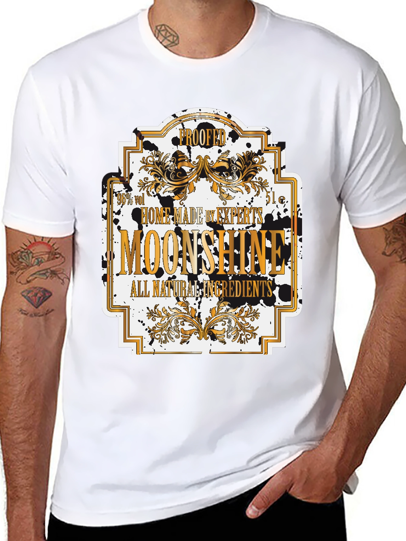 Moonshine Graphic T-Shirt - Premium Quality Tee