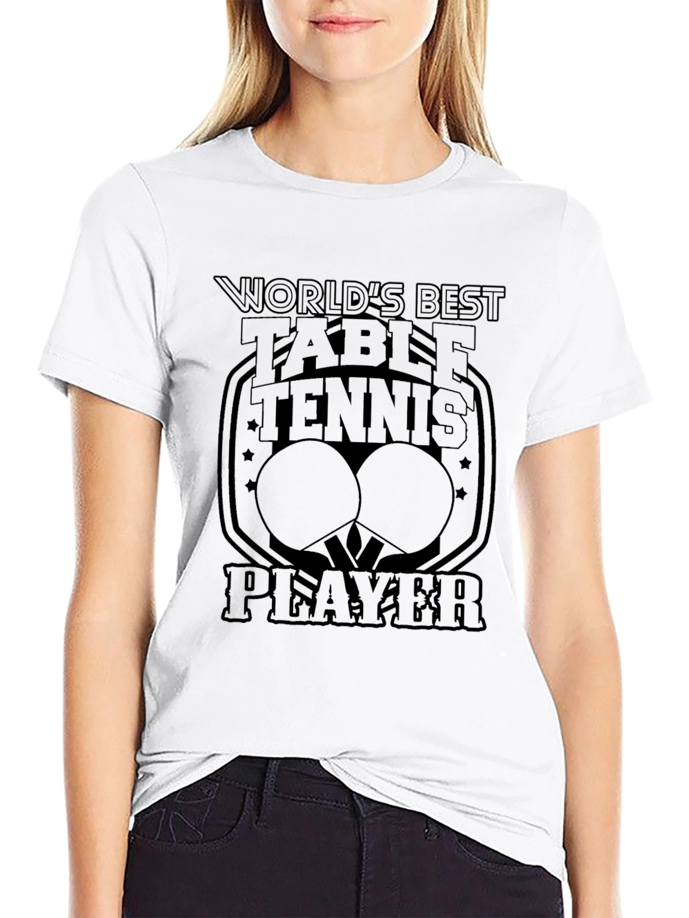 Worlds Best Table Tennis Player Graphic Tee