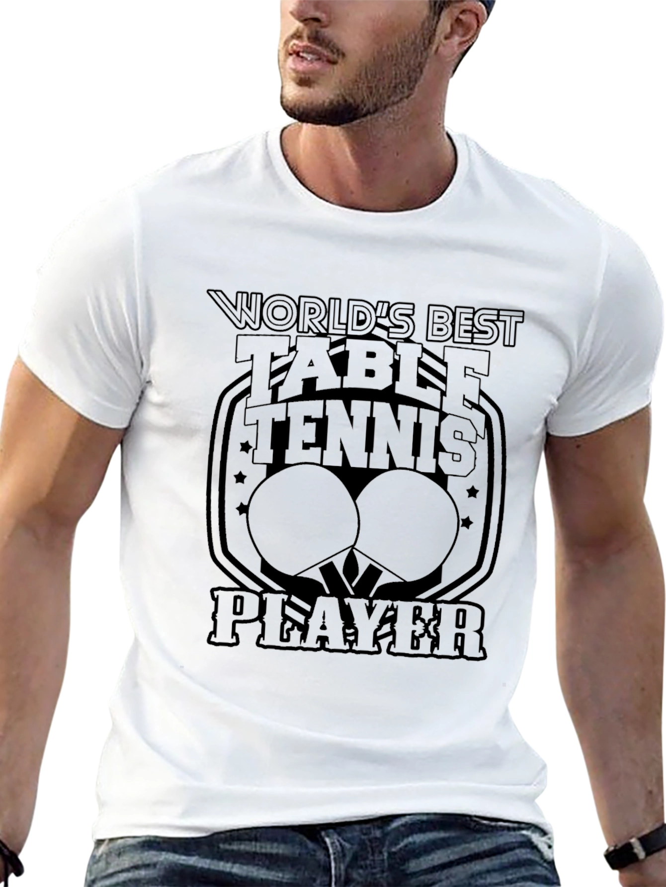 Worlds Best Table Tennis Player Graphic Tee