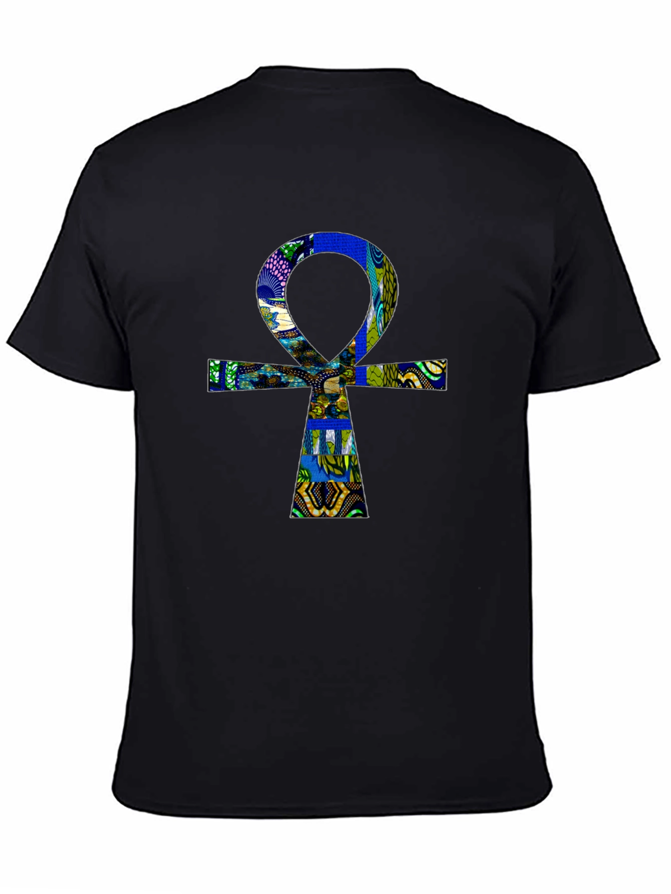 Ankh T-Shirt - Black Cotton Graphic Tee
