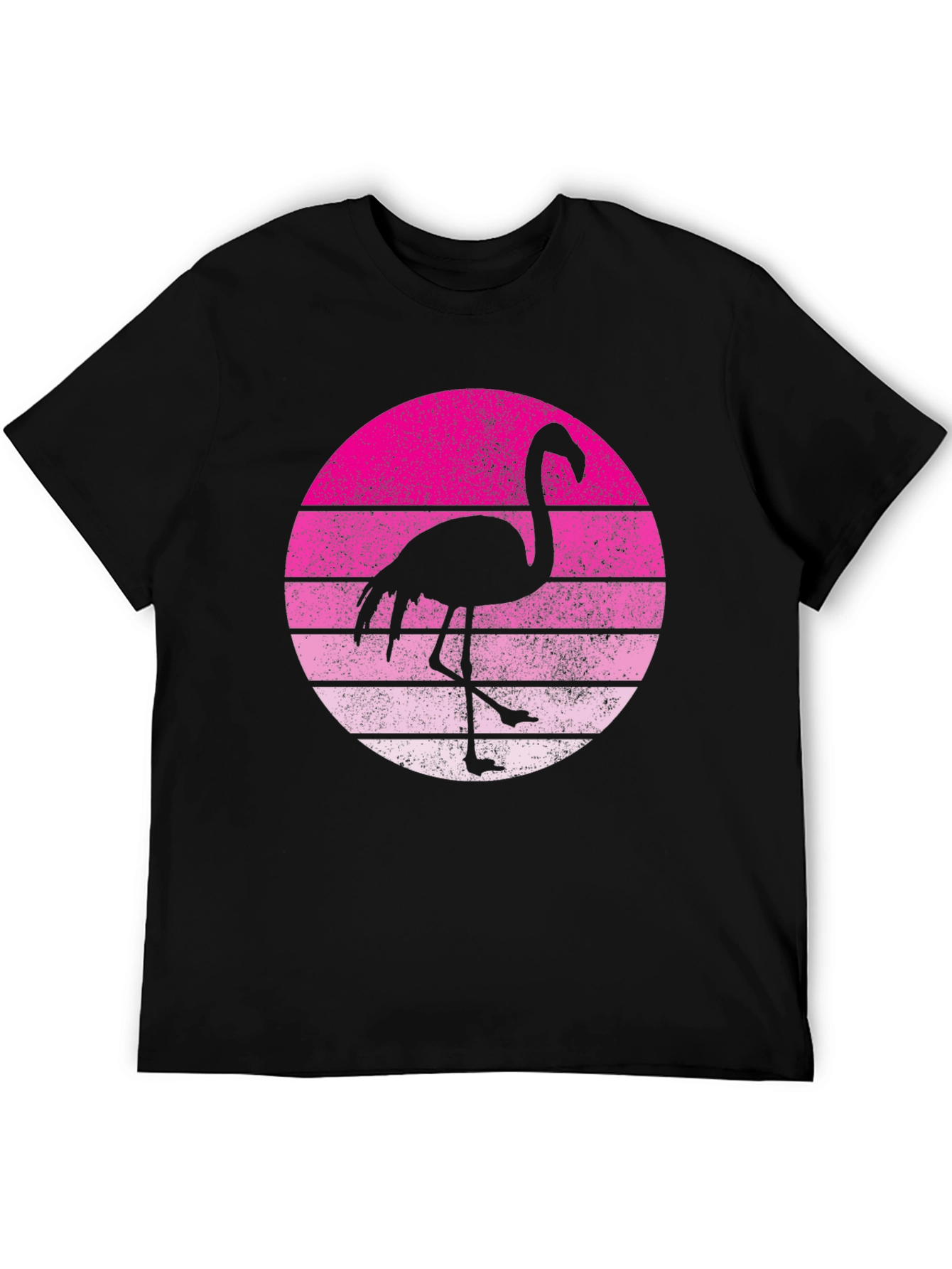 Retro Flamingo Graphic Tee - Stylish Summer T-Shirt