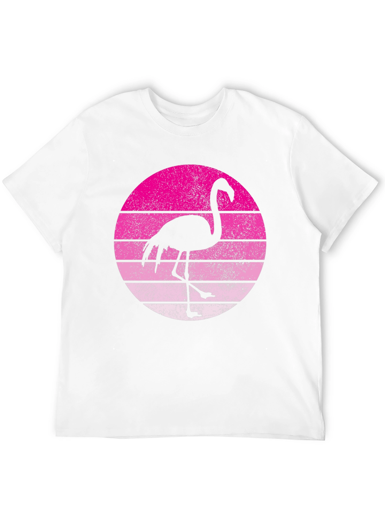 Retro Flamingo Graphic Tee - Stylish Summer T-Shirt