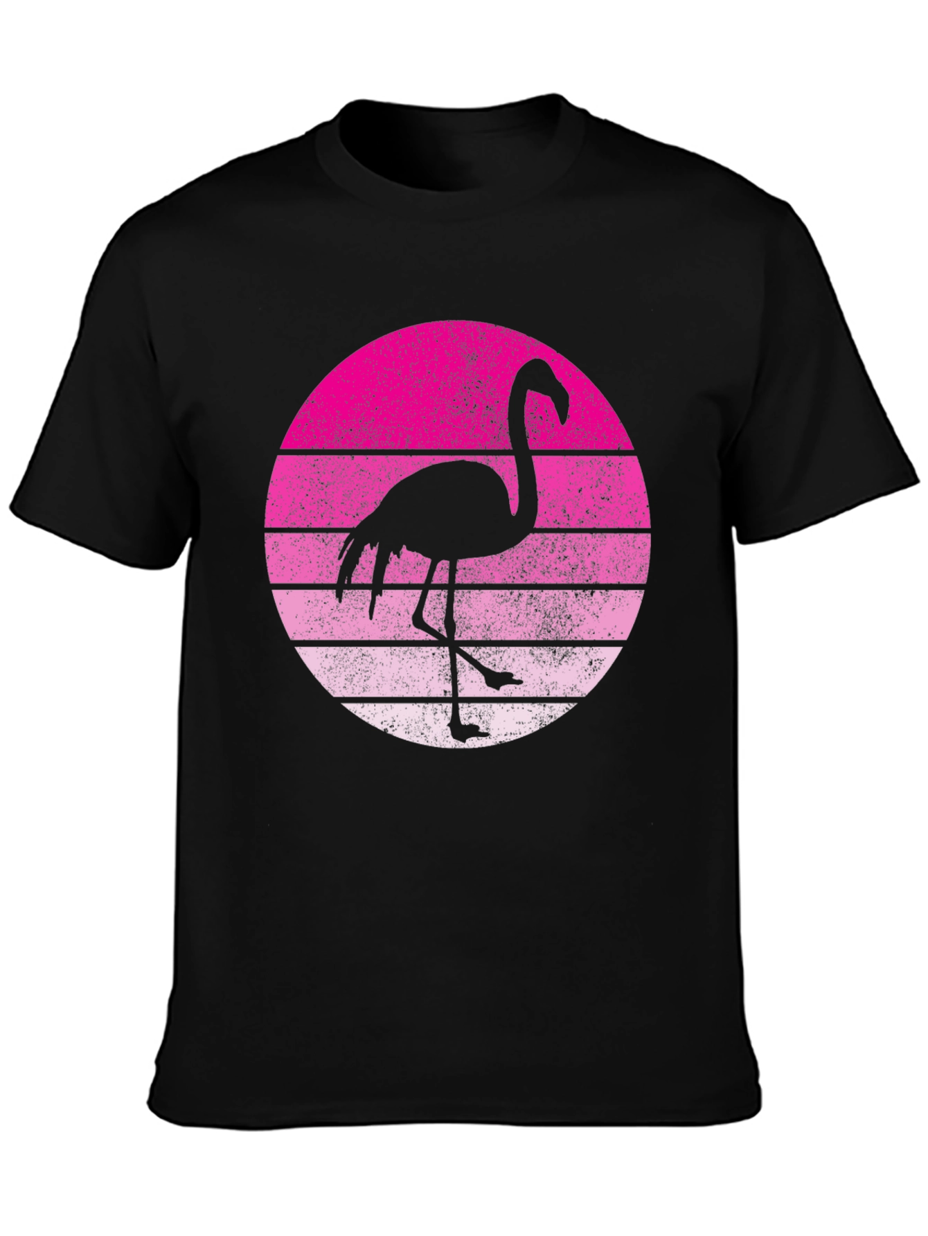 Retro Flamingo Graphic Tee - Stylish Summer T-Shirt