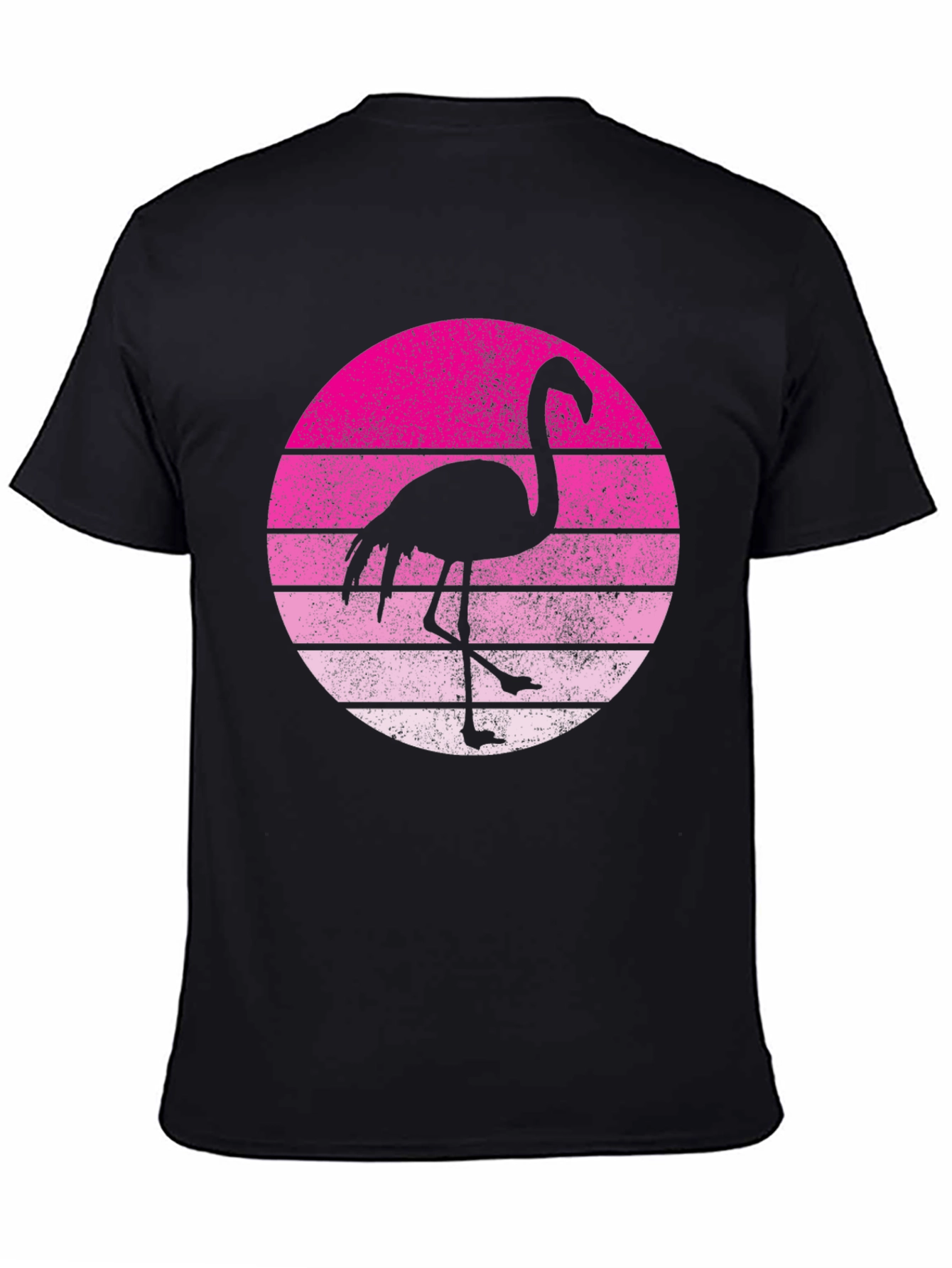 Retro Flamingo Graphic Tee - Stylish Summer T-Shirt