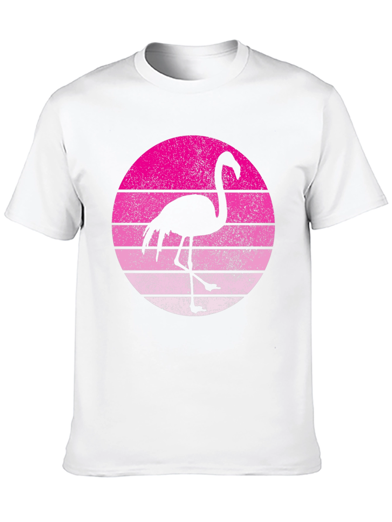 Retro Flamingo Graphic Tee - Stylish Summer T-Shirt