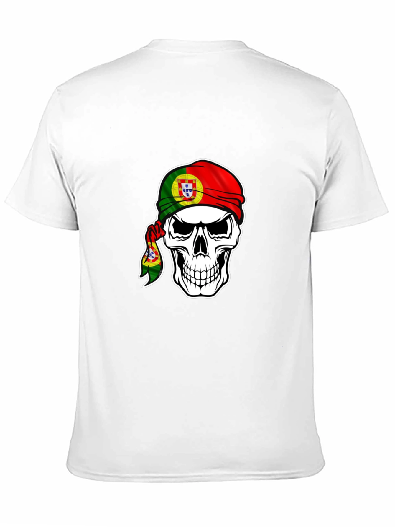 Portuguese Pride Skull T-Shirt - Black