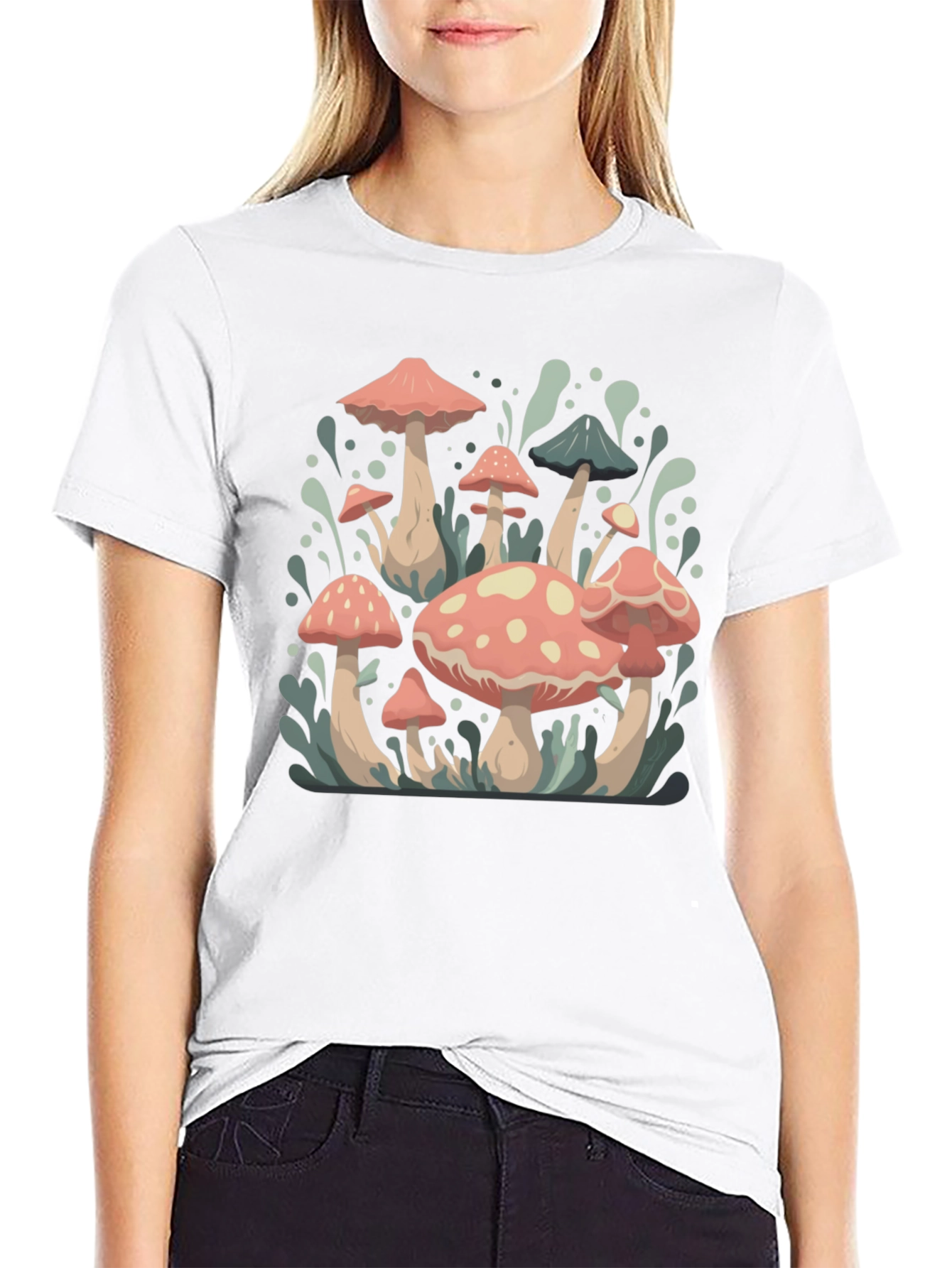 Mushroom T-Shirt - Retro Toadstool Design