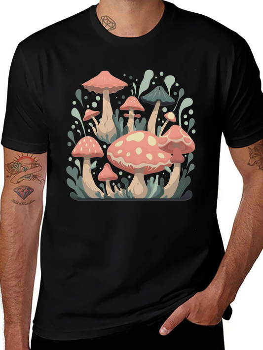 Mushroom T-Shirt - Retro Toadstool Design