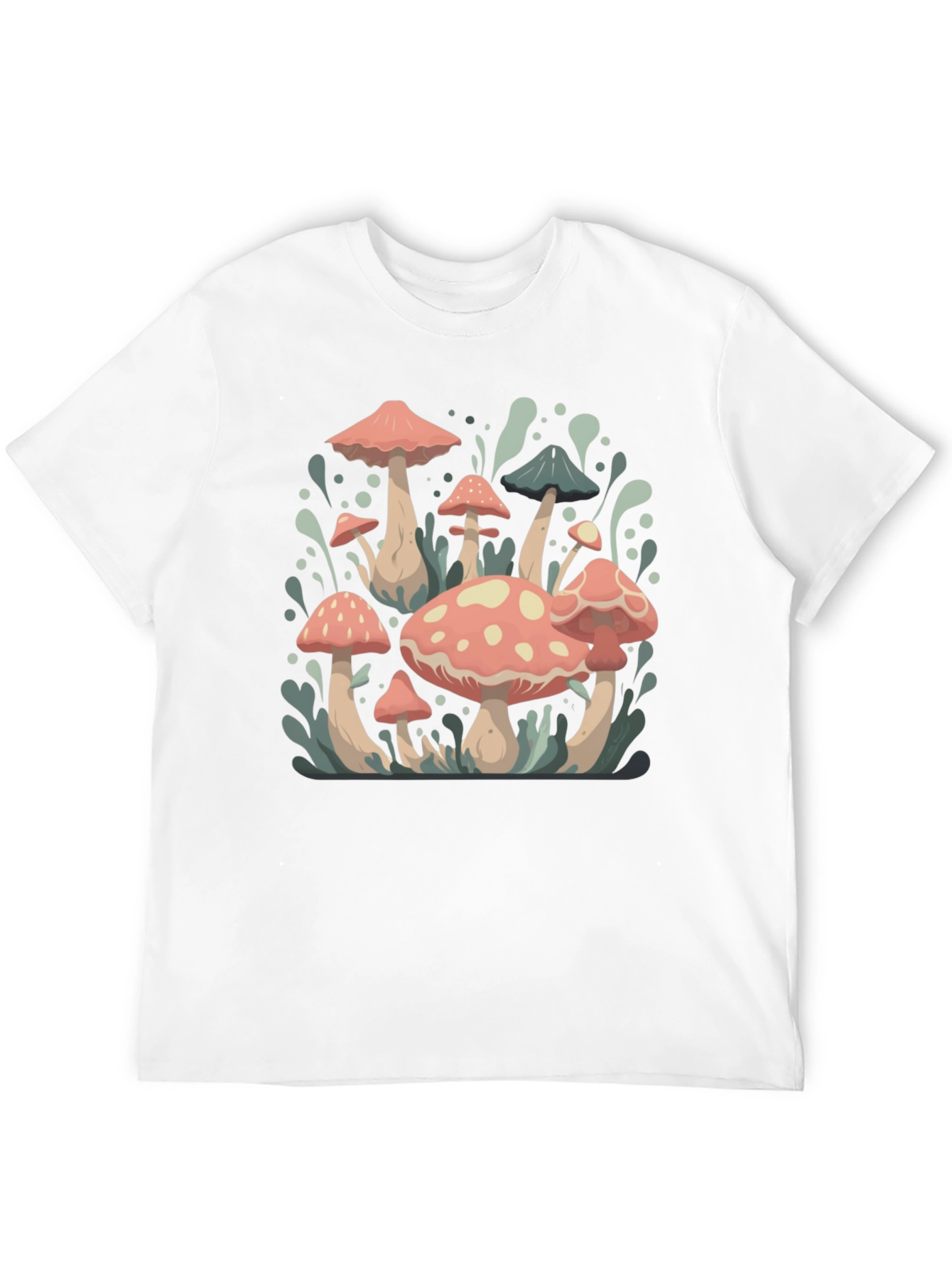 Mushroom T-Shirt - Retro Toadstool Design