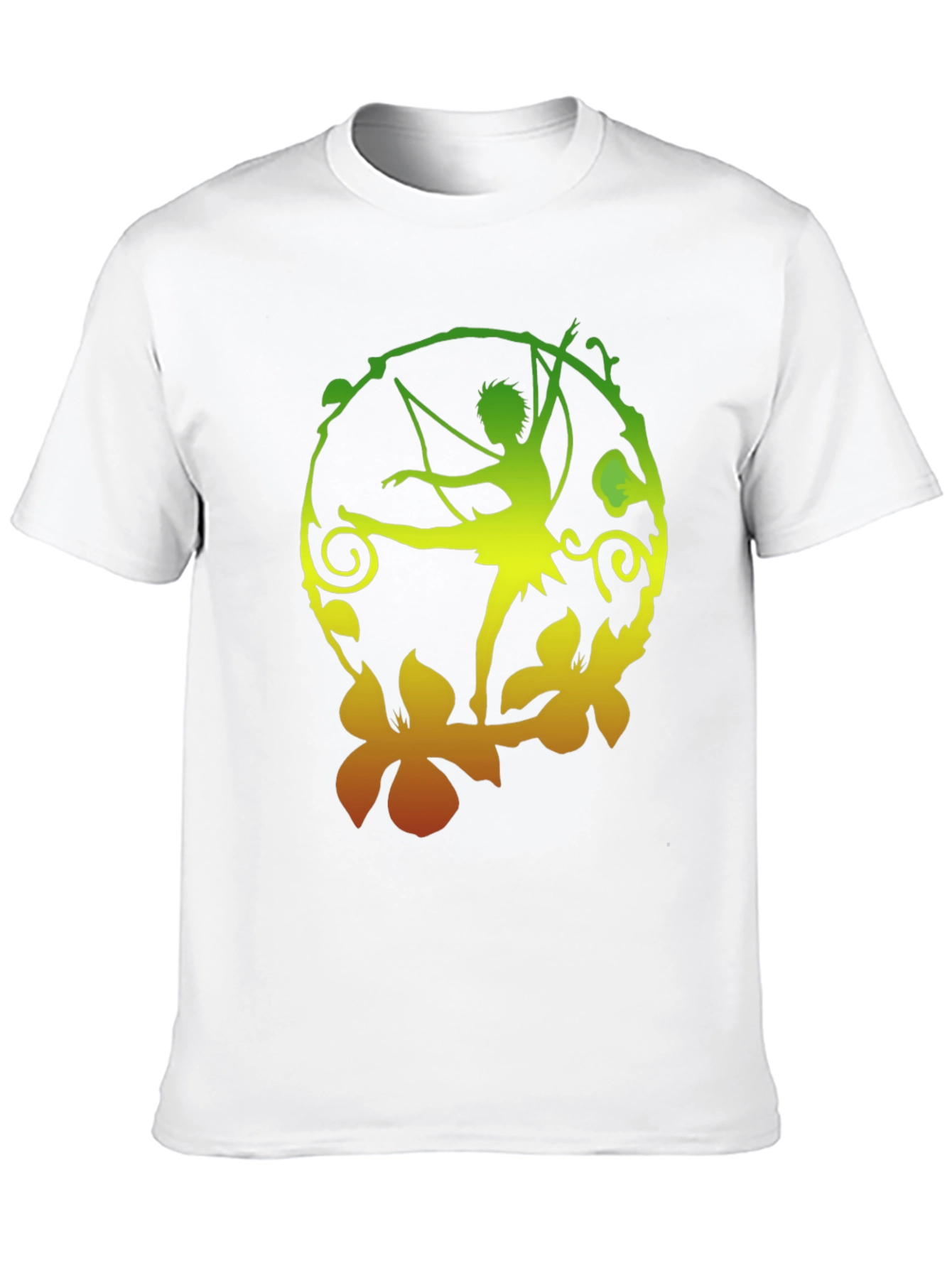 Fantasy Fairy Graphic Black T-Shirt