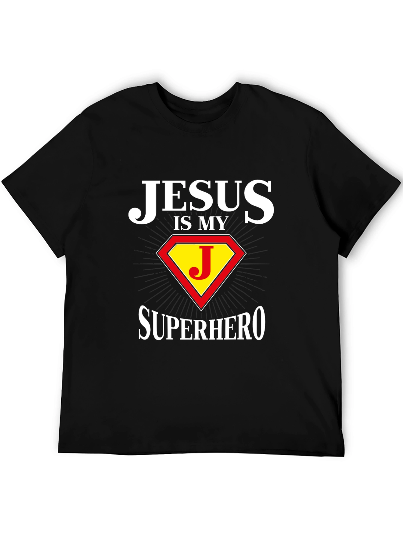 Jesus is My Superhero Graphic T-Shirt