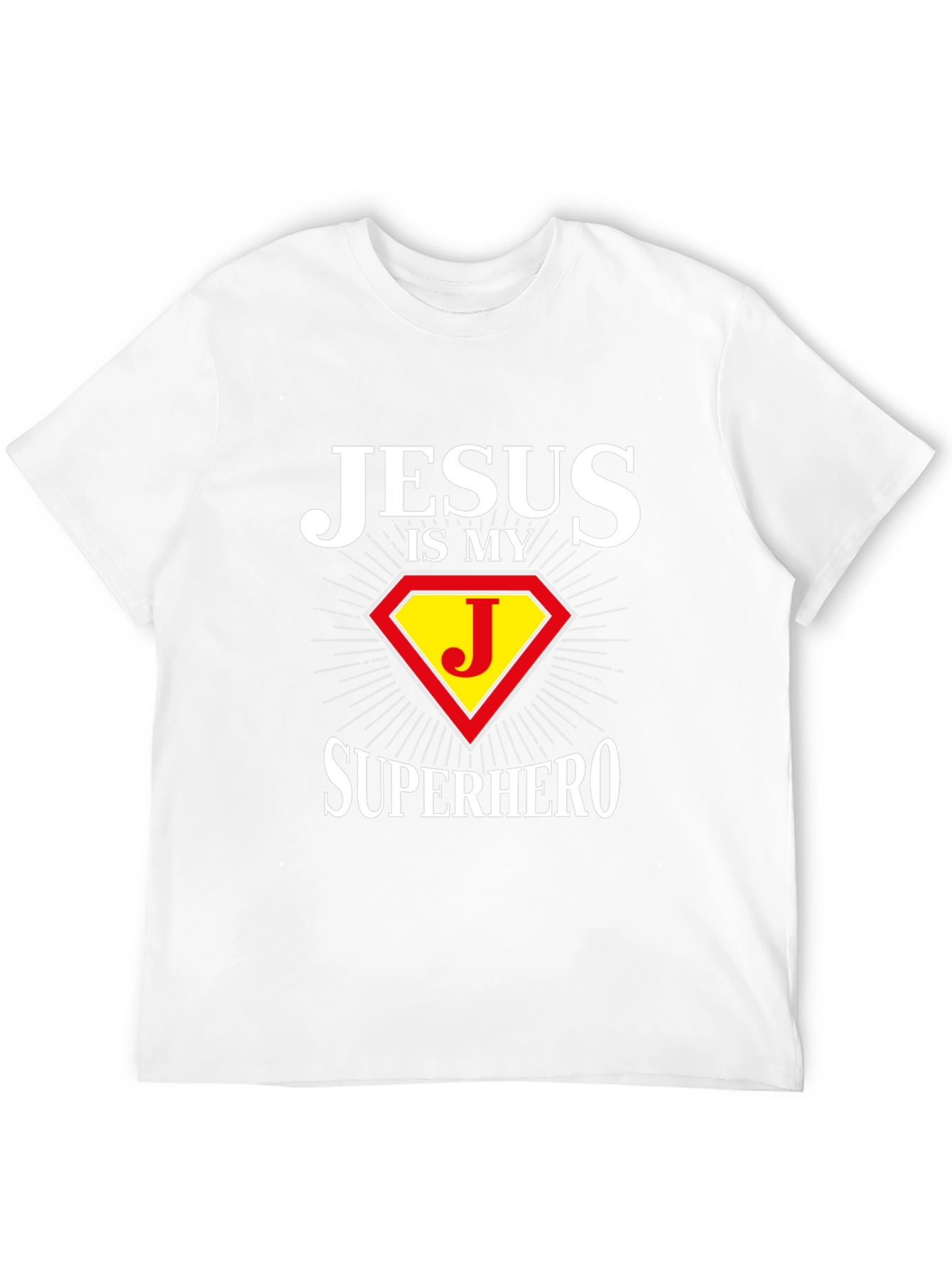 Jesus is My Superhero Graphic T-Shirt