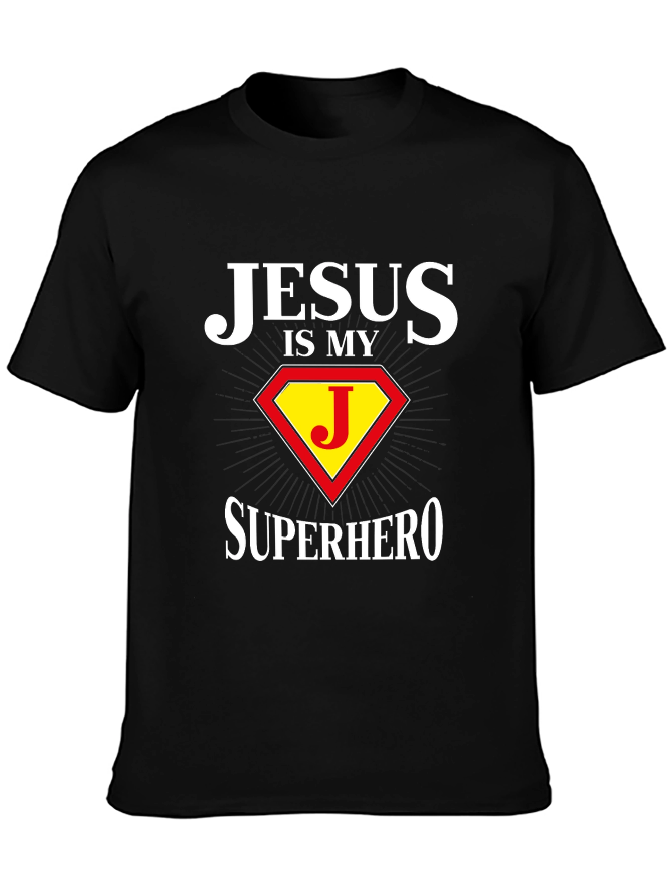 Jesus is My Superhero Graphic T-Shirt