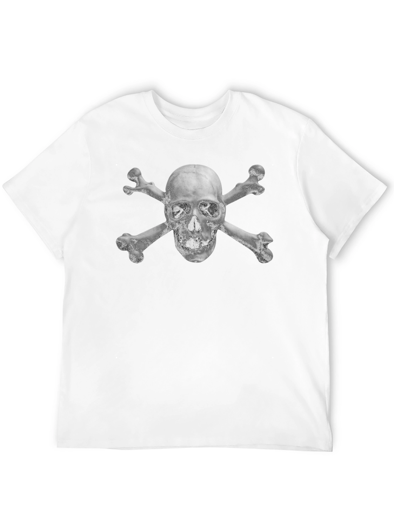 Skull & Crossbones Graphic Tee - Black