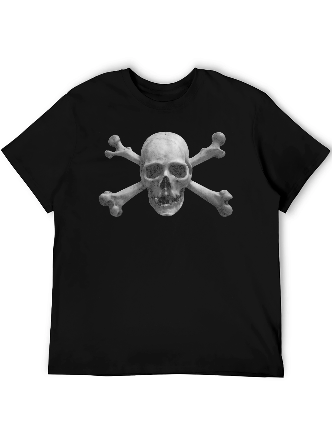 Skull & Crossbones Graphic Tee - Black