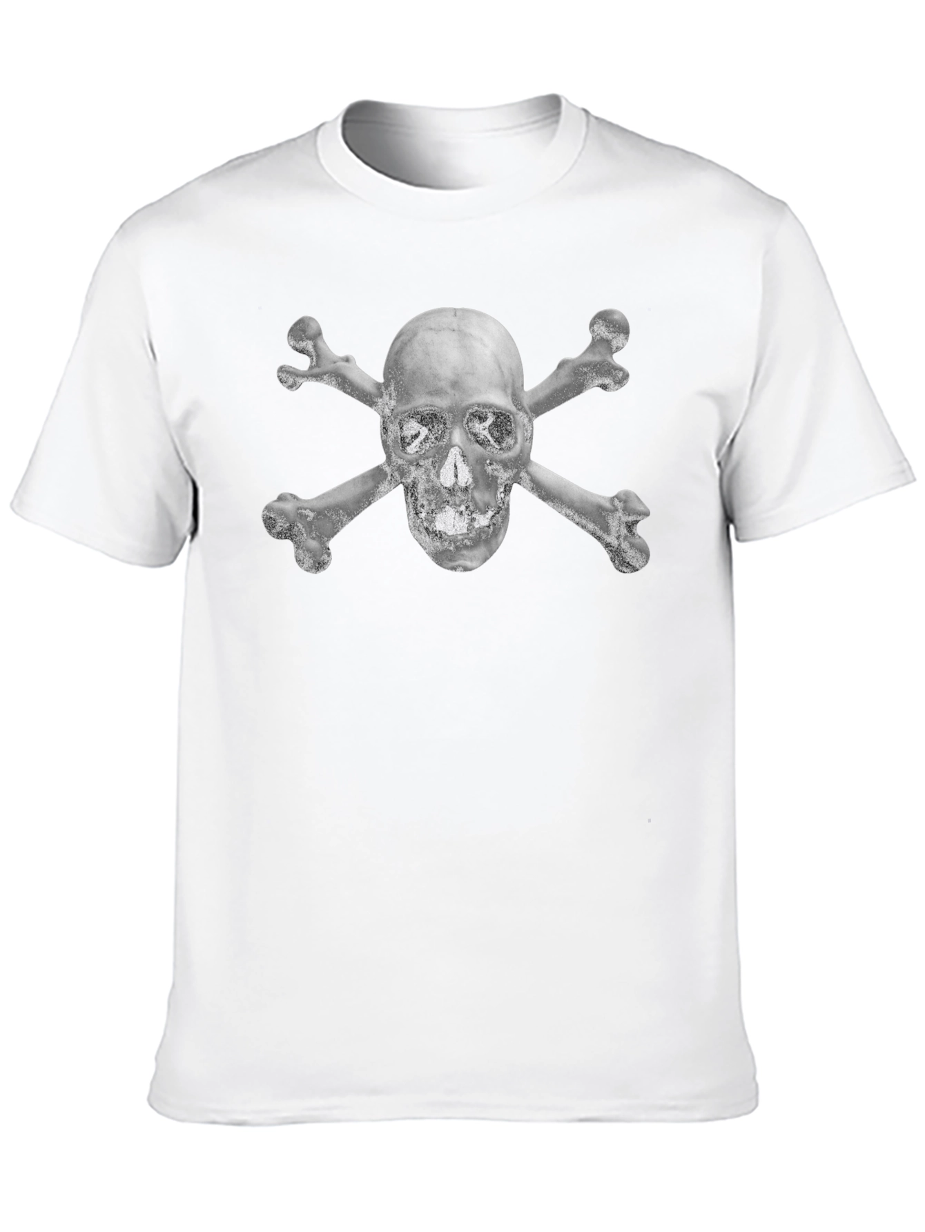 Skull & Crossbones Graphic Tee - Black