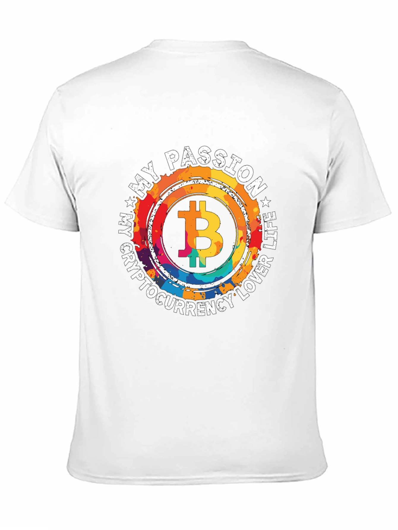 Bitcoin Passion Black T-Shirt Crypto Lover Life