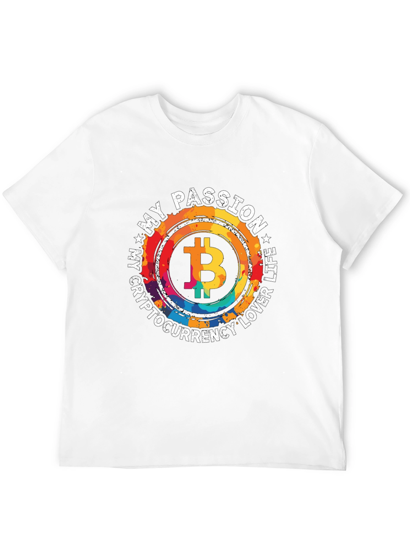 Bitcoin Passion Black T-Shirt Crypto Lover Life
