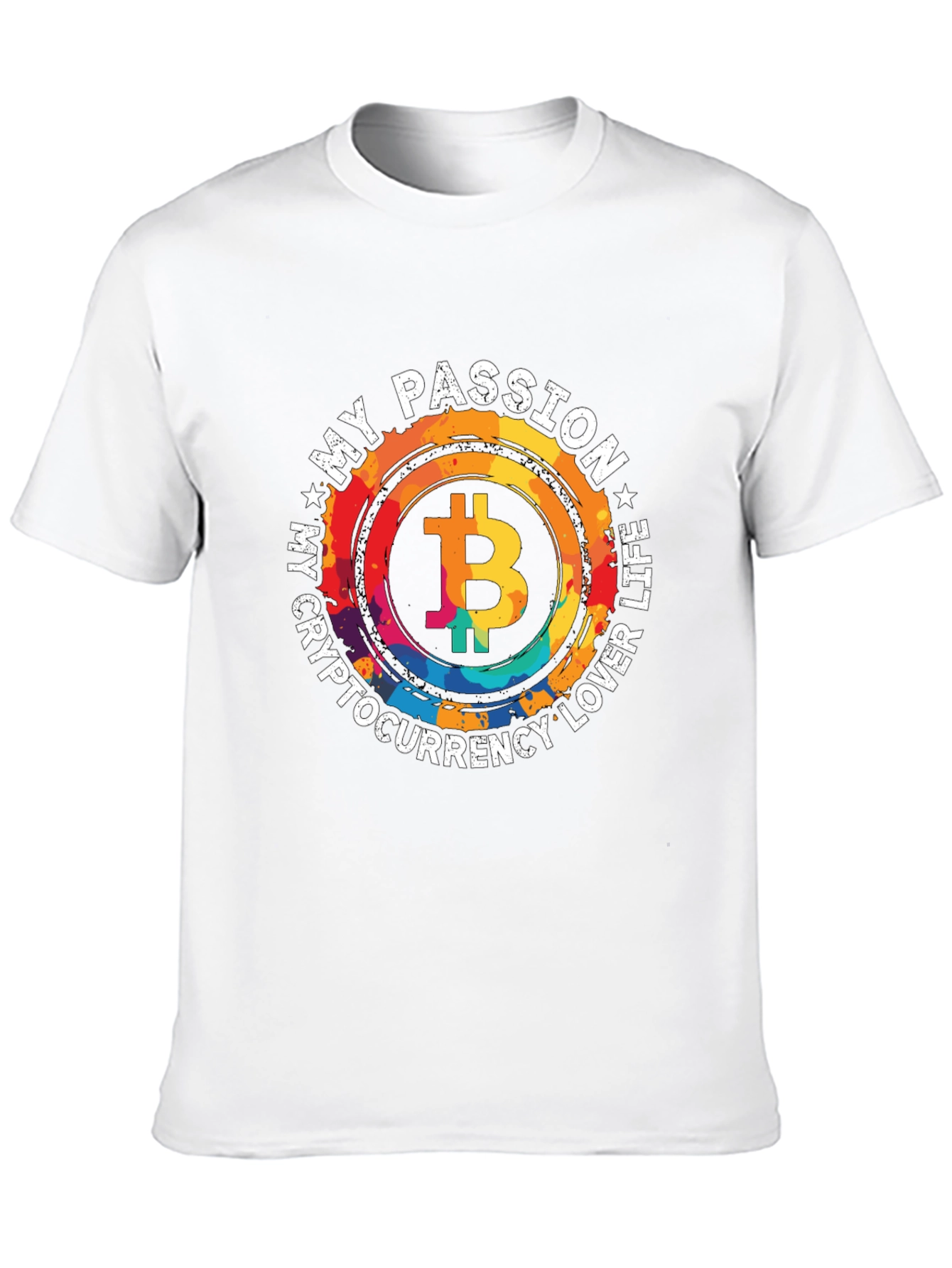 Bitcoin Passion Black T-Shirt Crypto Lover Life