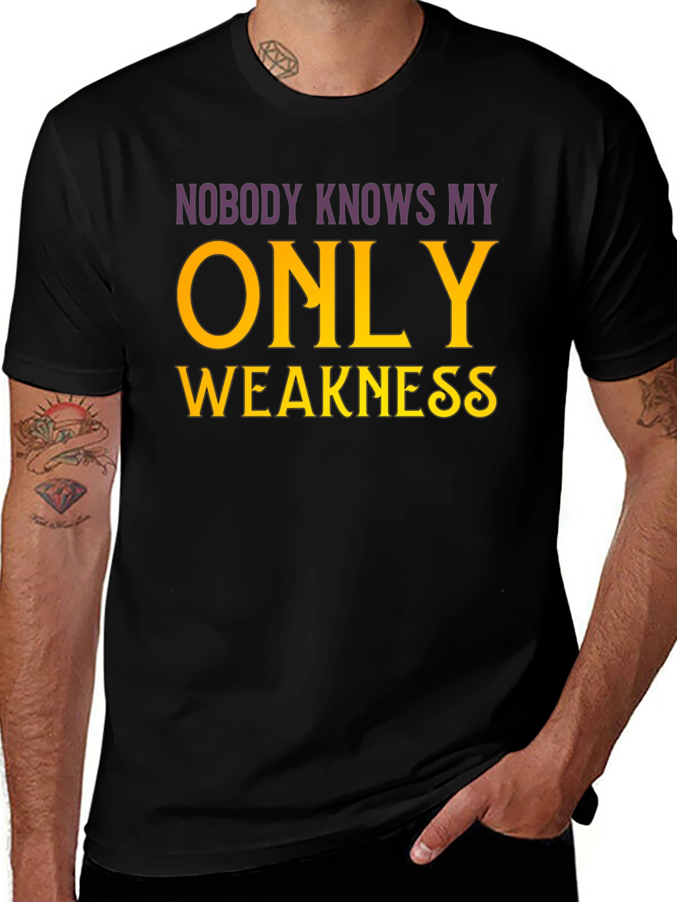 Nobody Knows My Only Weakness T-Shirt