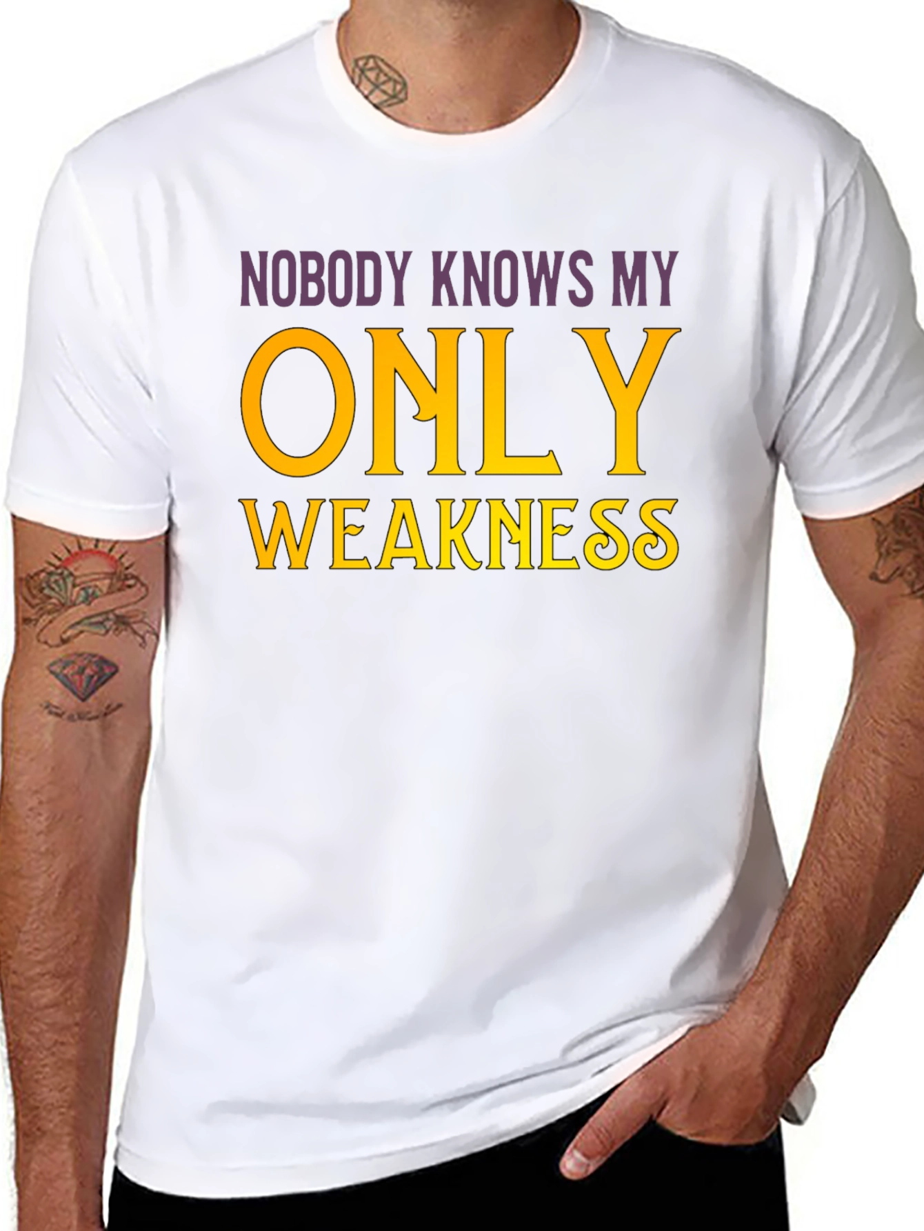 Nobody Knows My Only Weakness T-Shirt