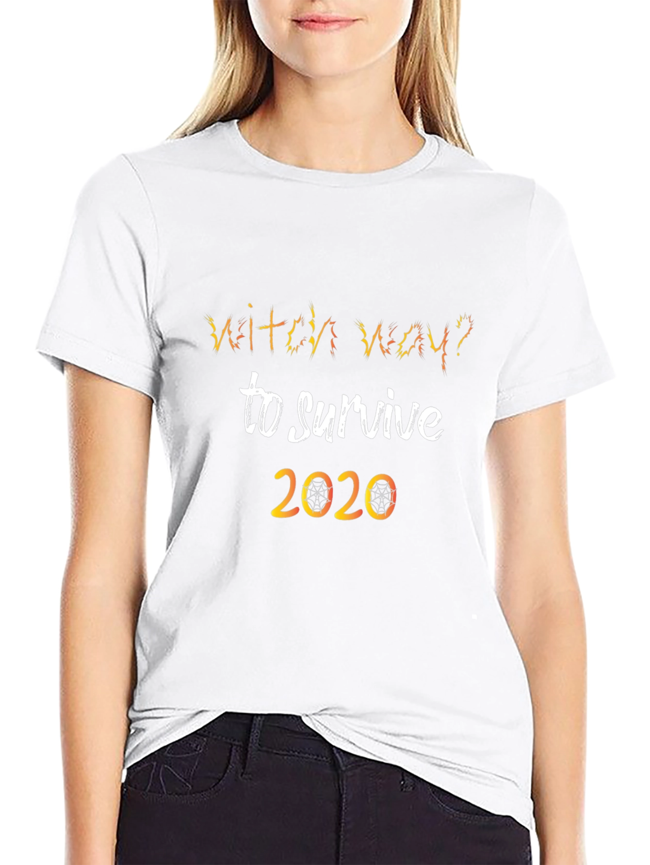 Witch Way To Survive 2020 Novelty T-Shirt