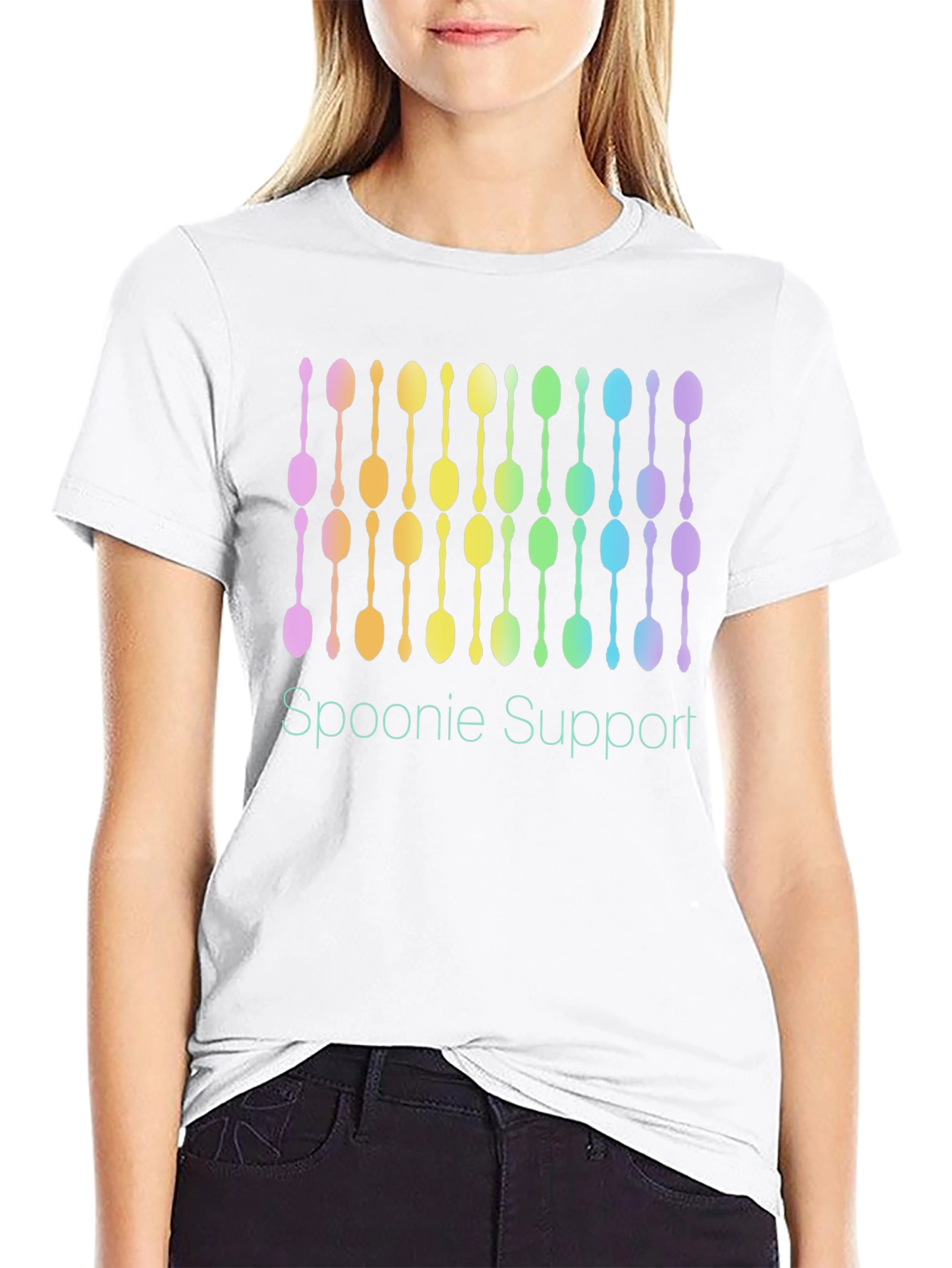 Spoonie Support Graphic T-Shirt - Chronic Illness Awareness