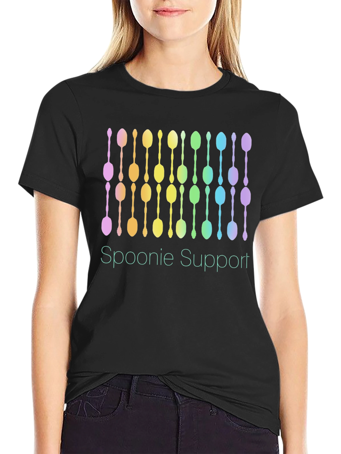 Spoonie Support Graphic T-Shirt - Chronic Illness Awareness