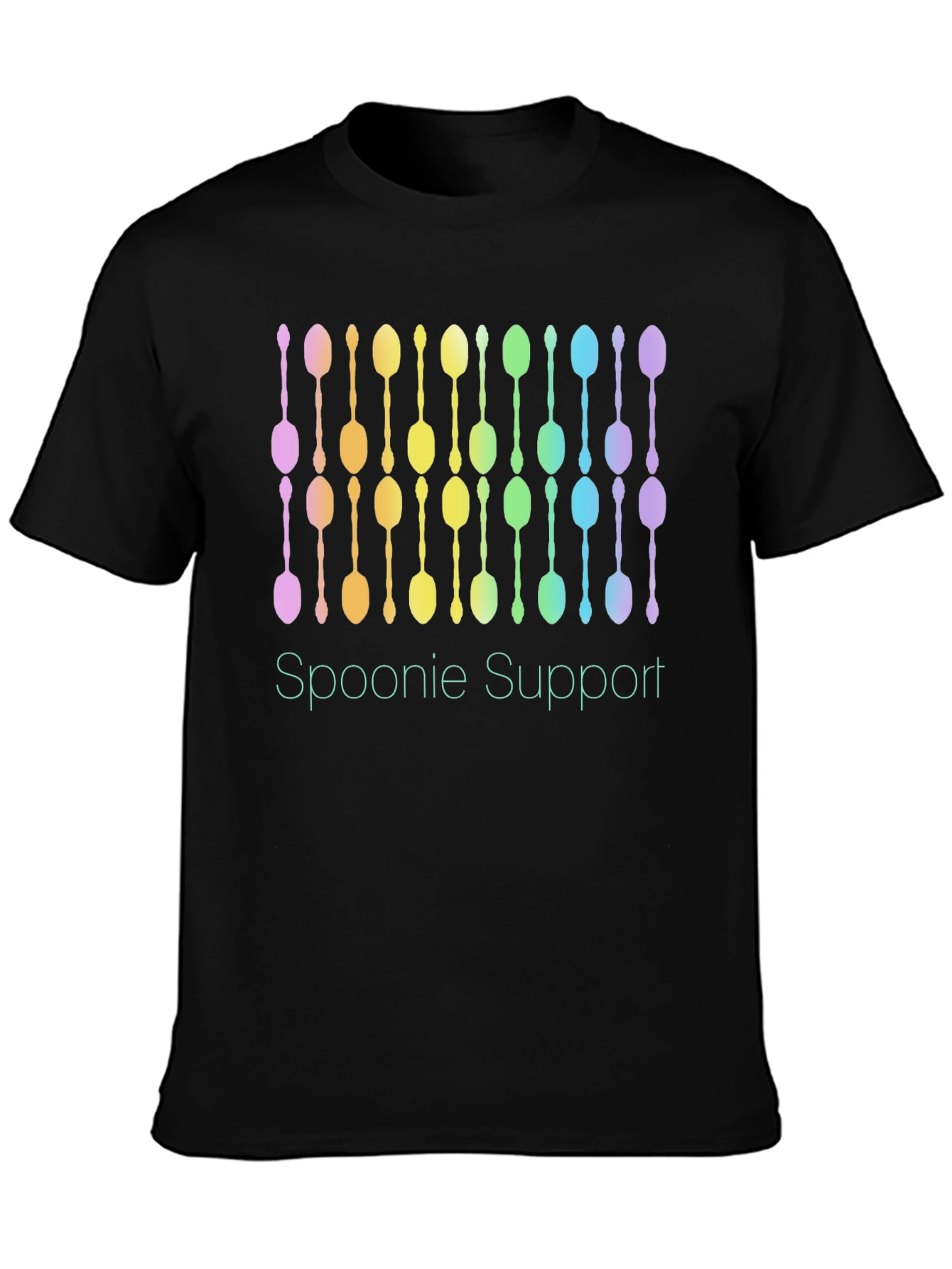 Spoonie Support Graphic T-Shirt - Chronic Illness Awareness