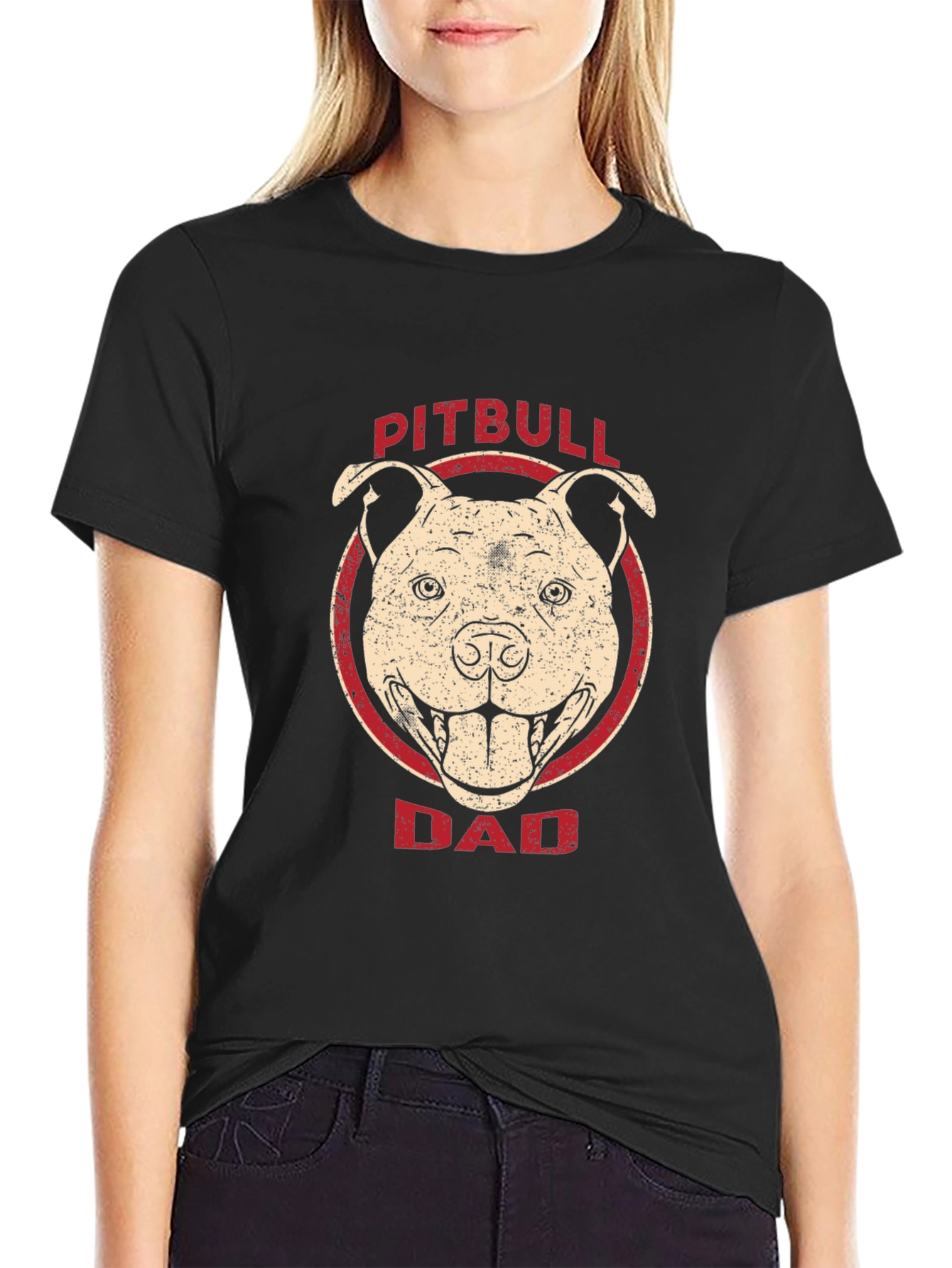 Pitbull Dad Graphic Tee - Dog Lover T-Shirt