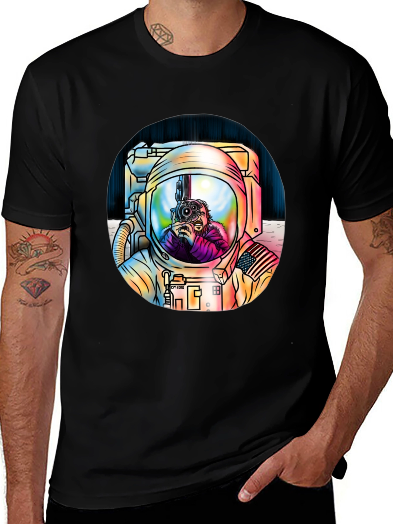 Astronaut Photographer Graphic Tee
