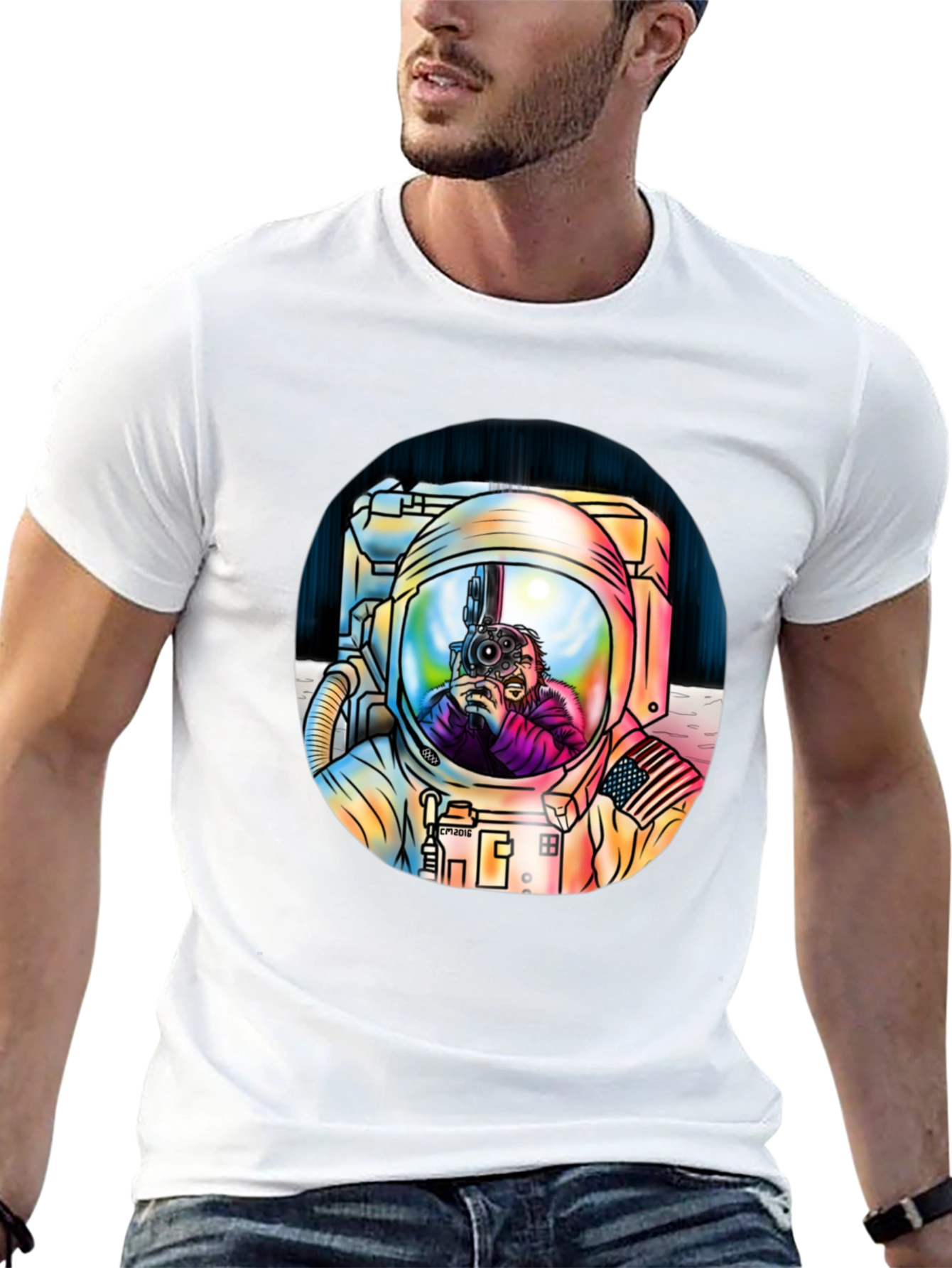 Astronaut Photographer Graphic Tee