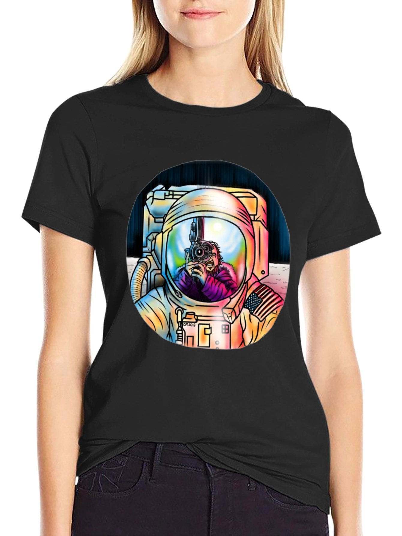 Astronaut Photographer Graphic Tee